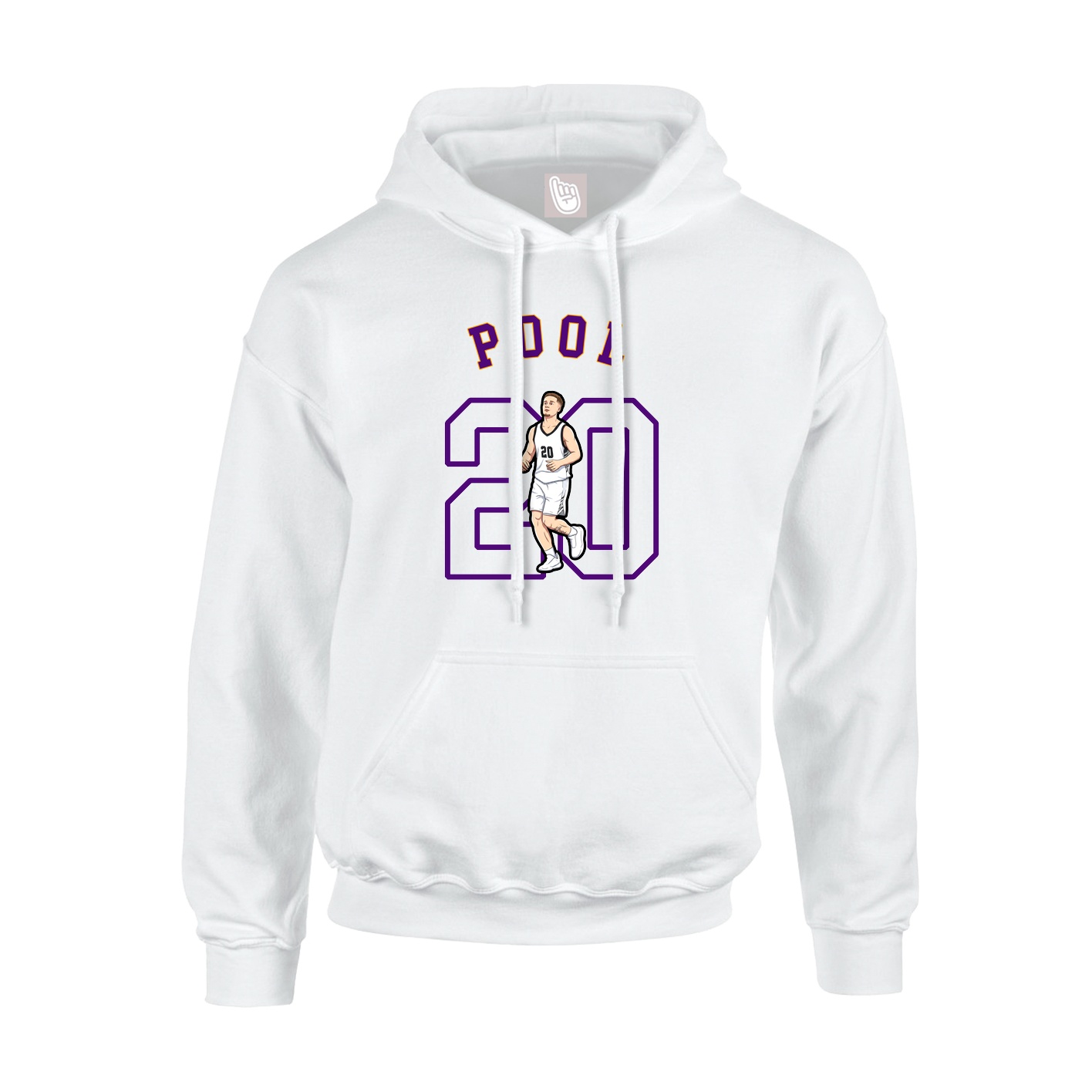 Youth Hoodie — Shirsey Arch in White
