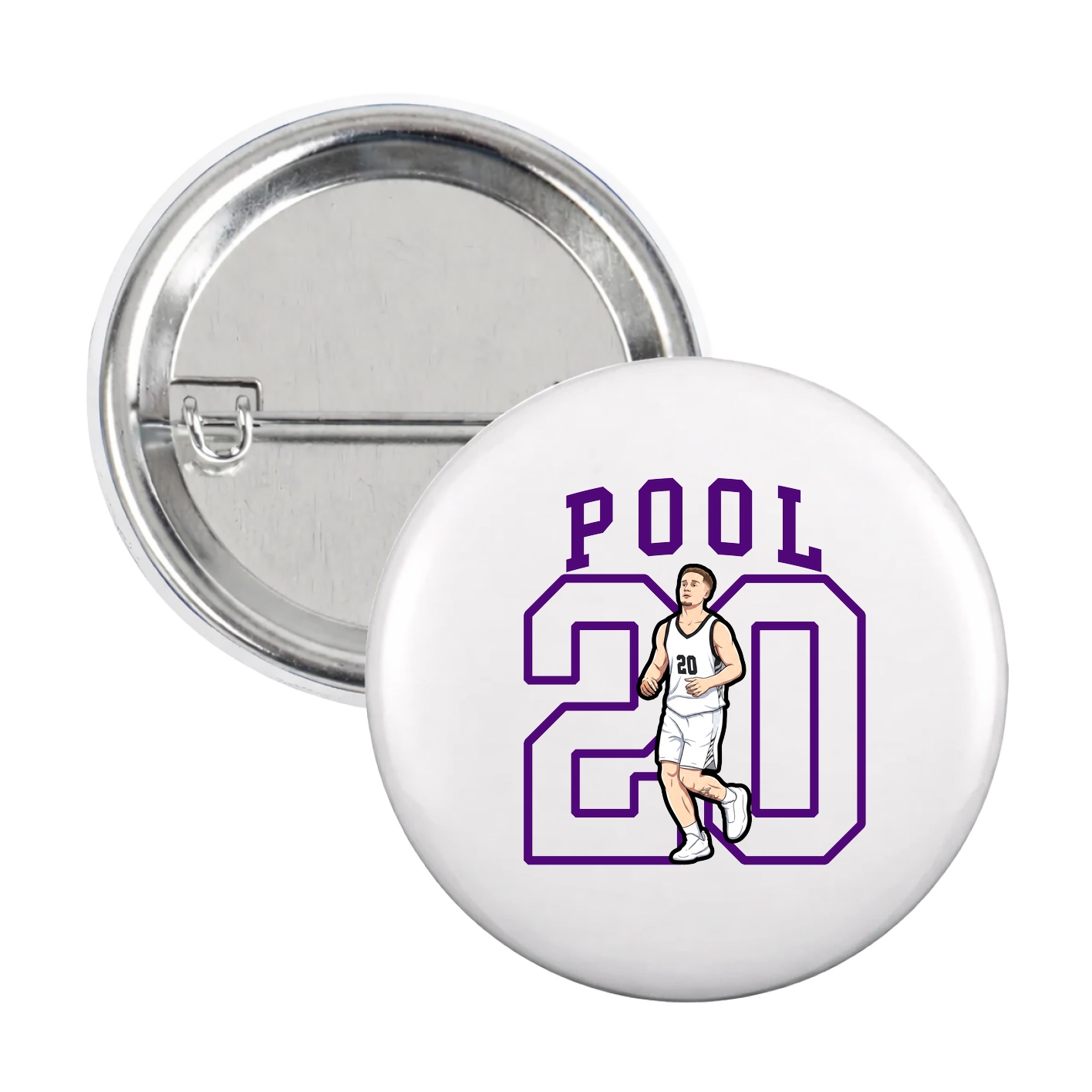 Game Day Button — Shirsey in White