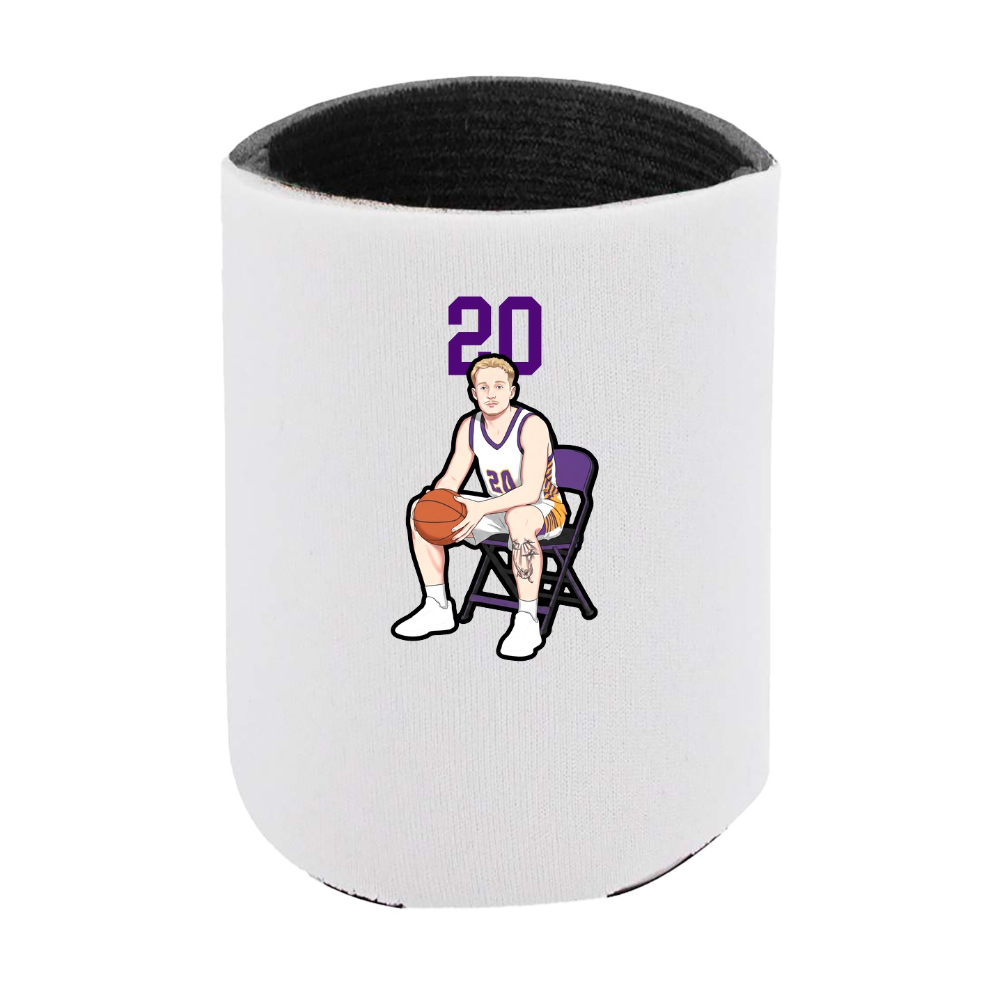 Can Holder — Number Top in White