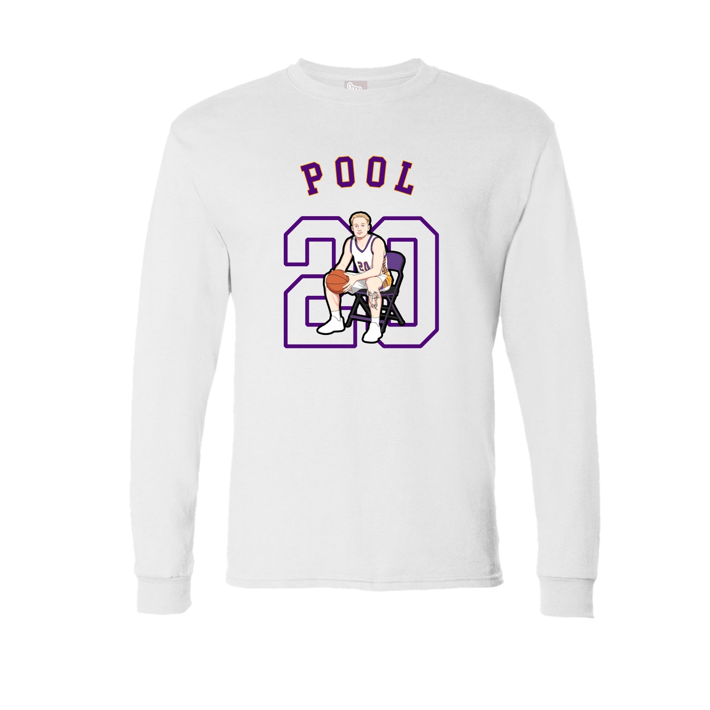 Long Sleeve Tee — Shirsey Arch in White
