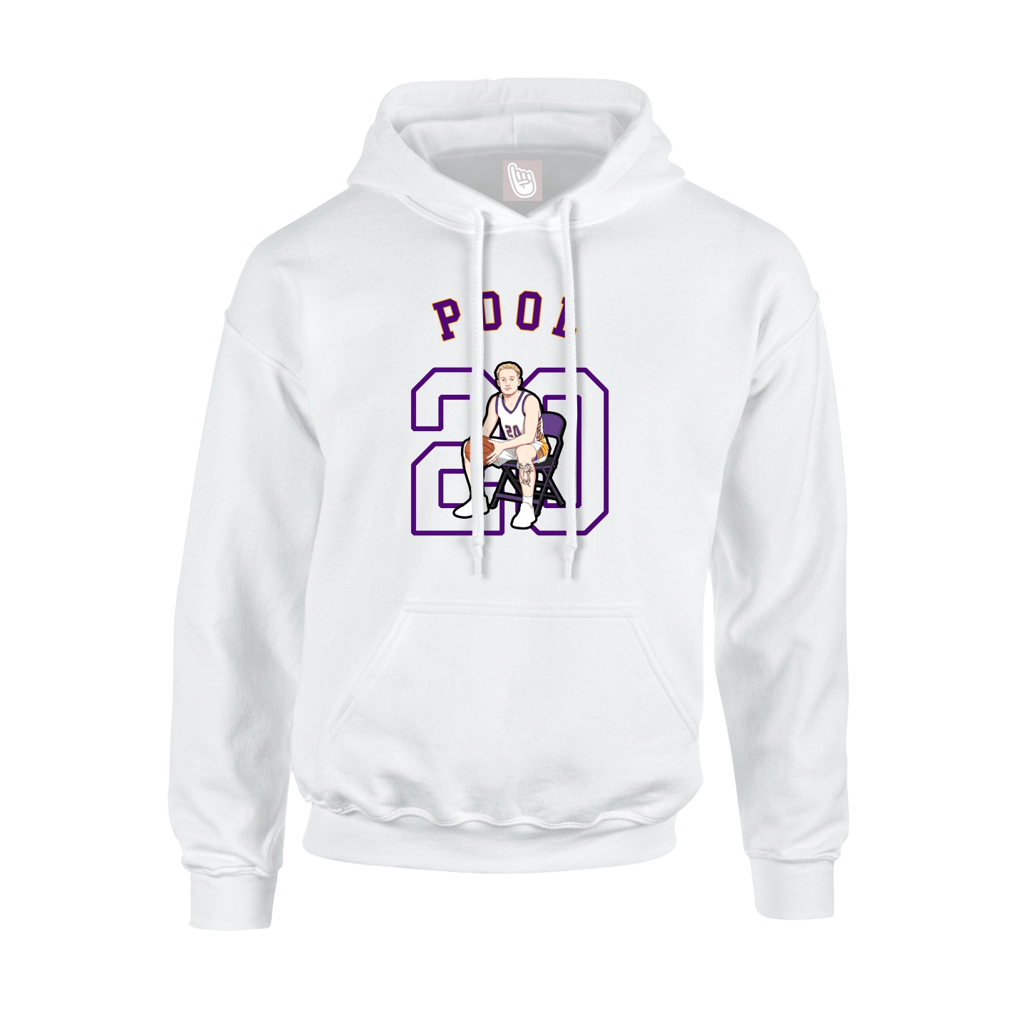 Youth Hoodie — Shirsey Arch in White