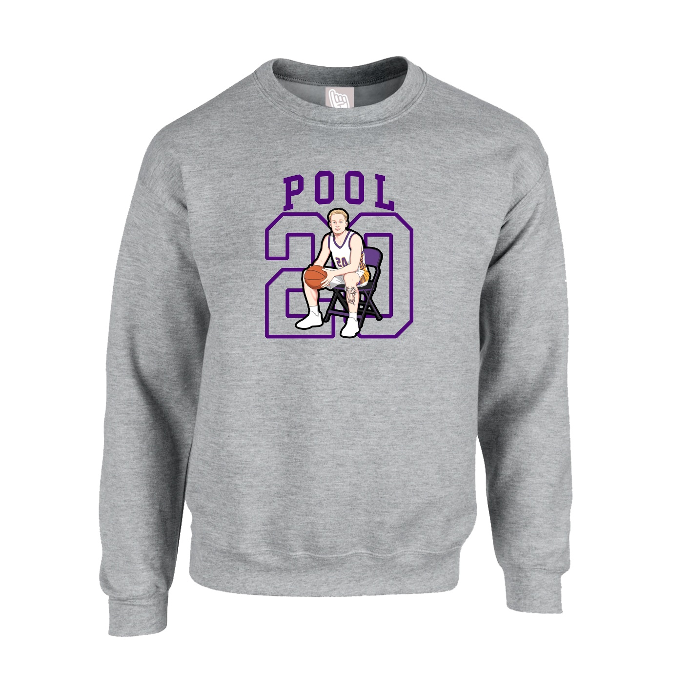 Fleece Crew — Shirsey in Grey