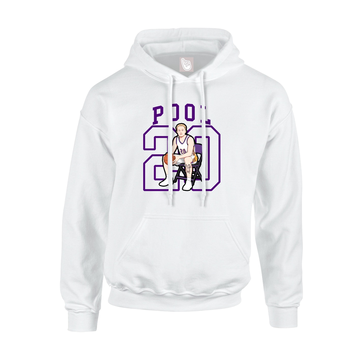 Youth Hoodie — Shirsey in White