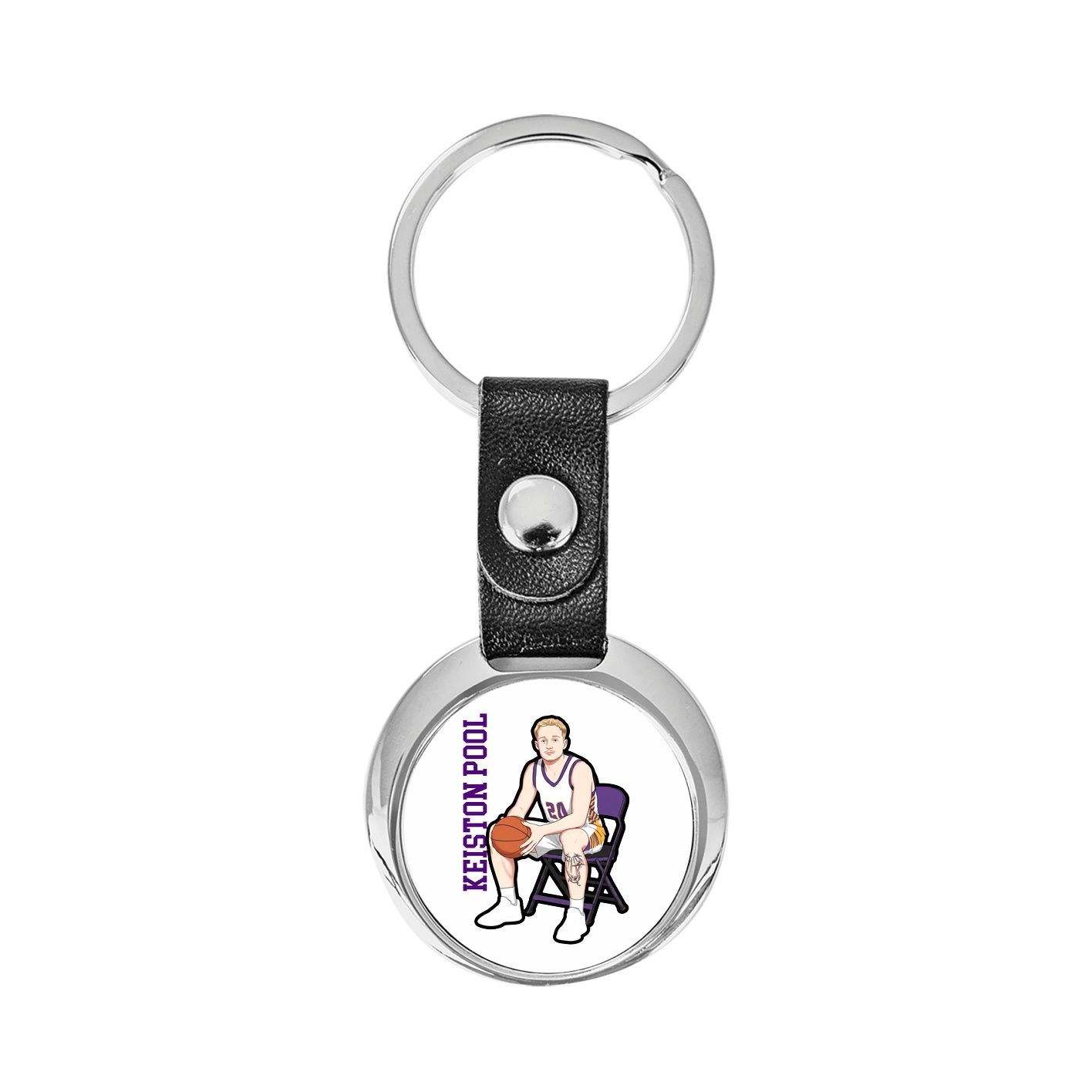 Key Chain — Name Vertical in Classic
