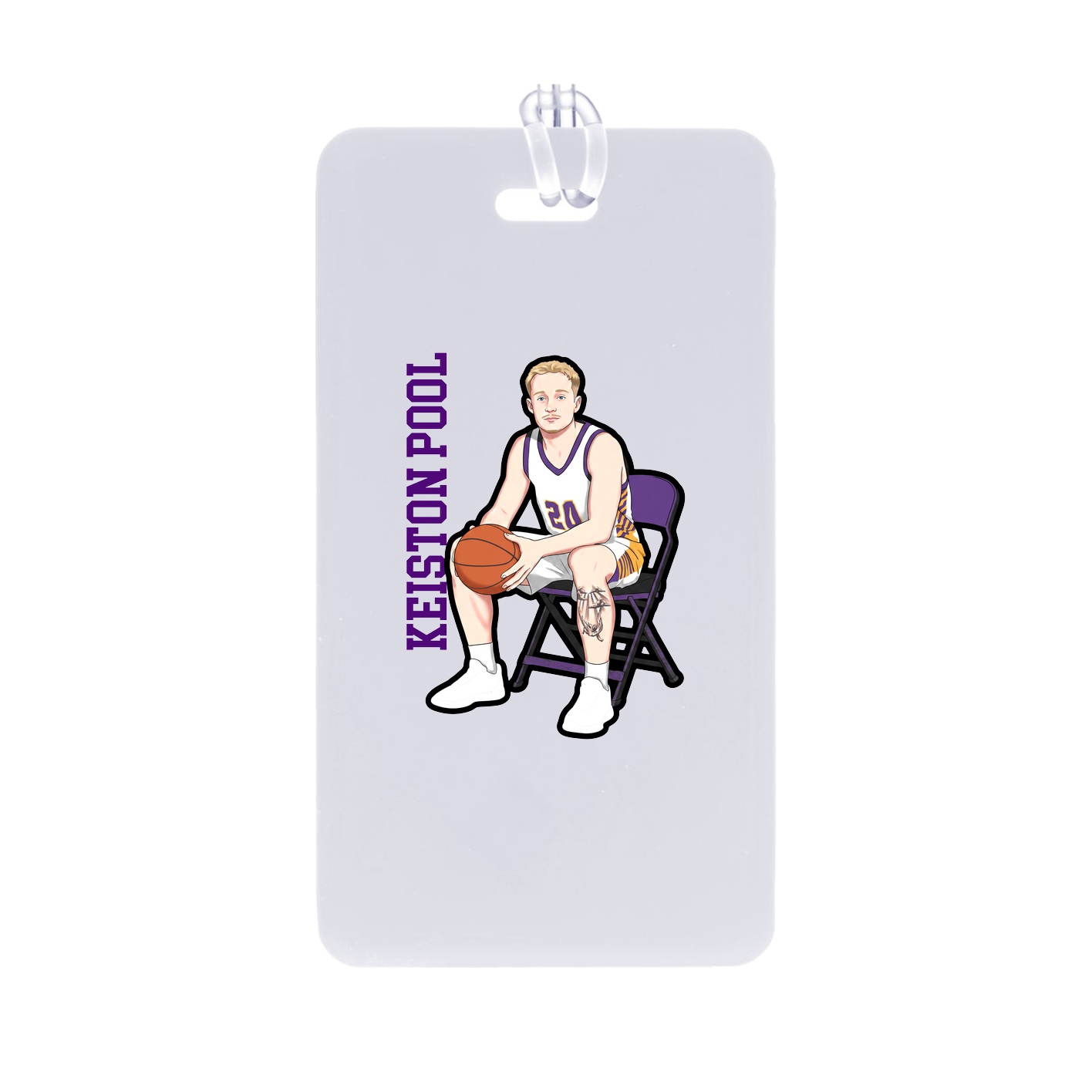 Bag Tag — Name Vertical in Classic