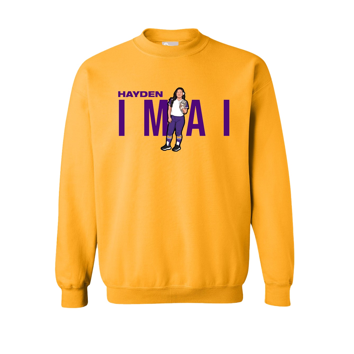 Fleece Crew — Player Name in Gold