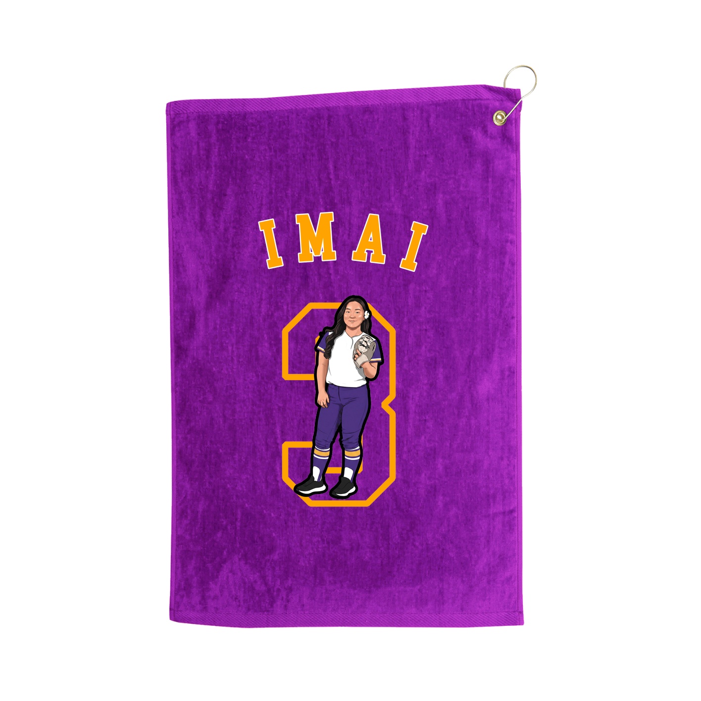 Golf Towel — Shirsey Arch in Purple