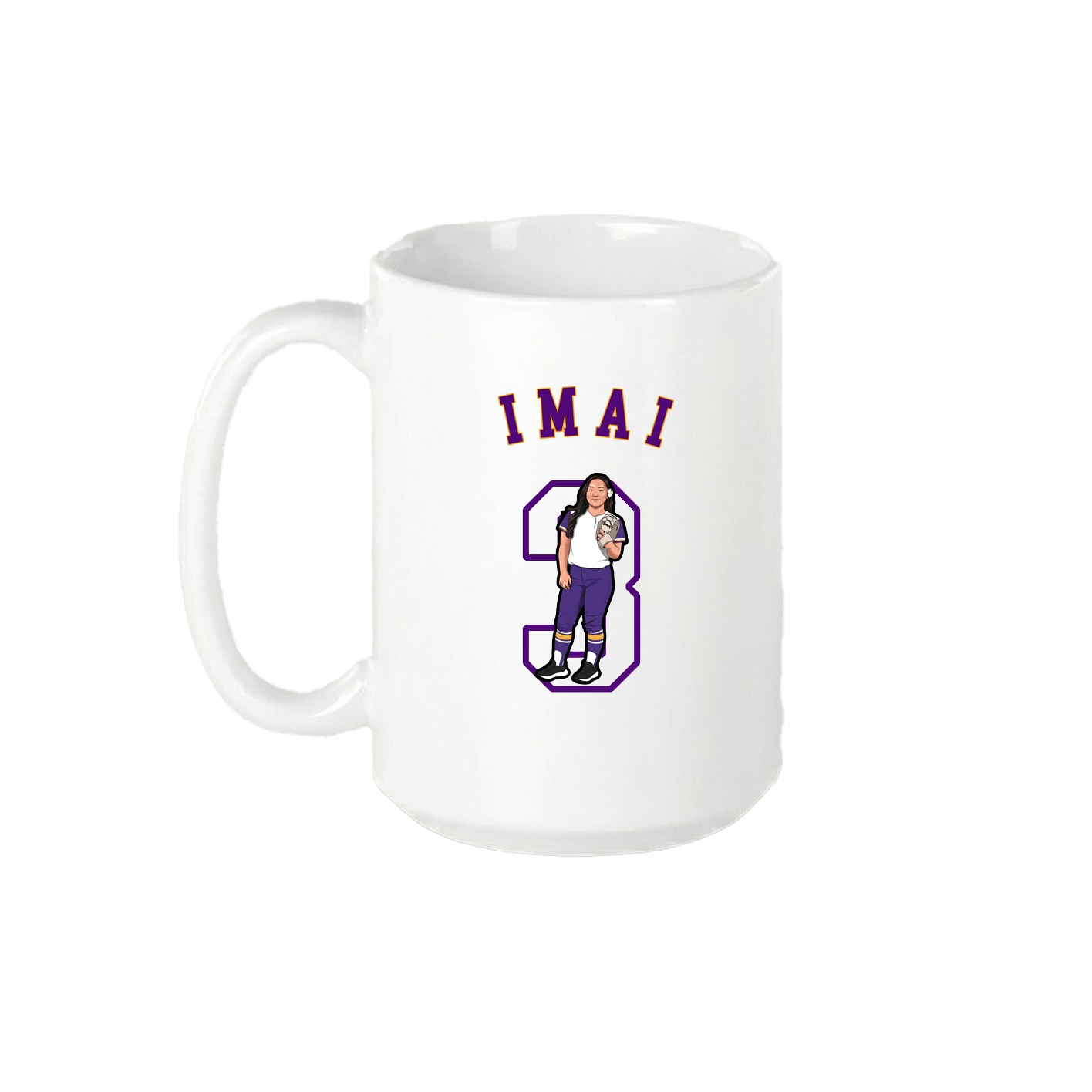 15oz Coffee Mug — Shirsey Arch in White