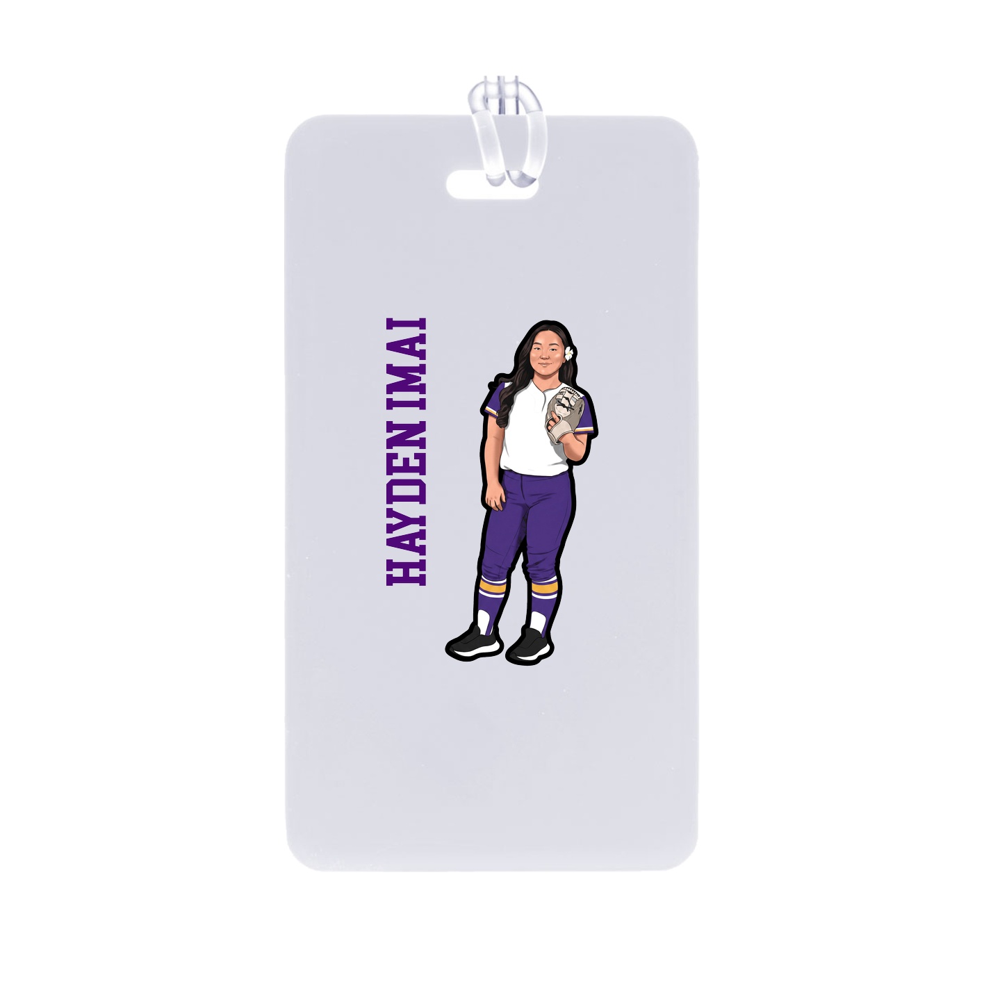 Bag Tag — Name Vertical in Classic