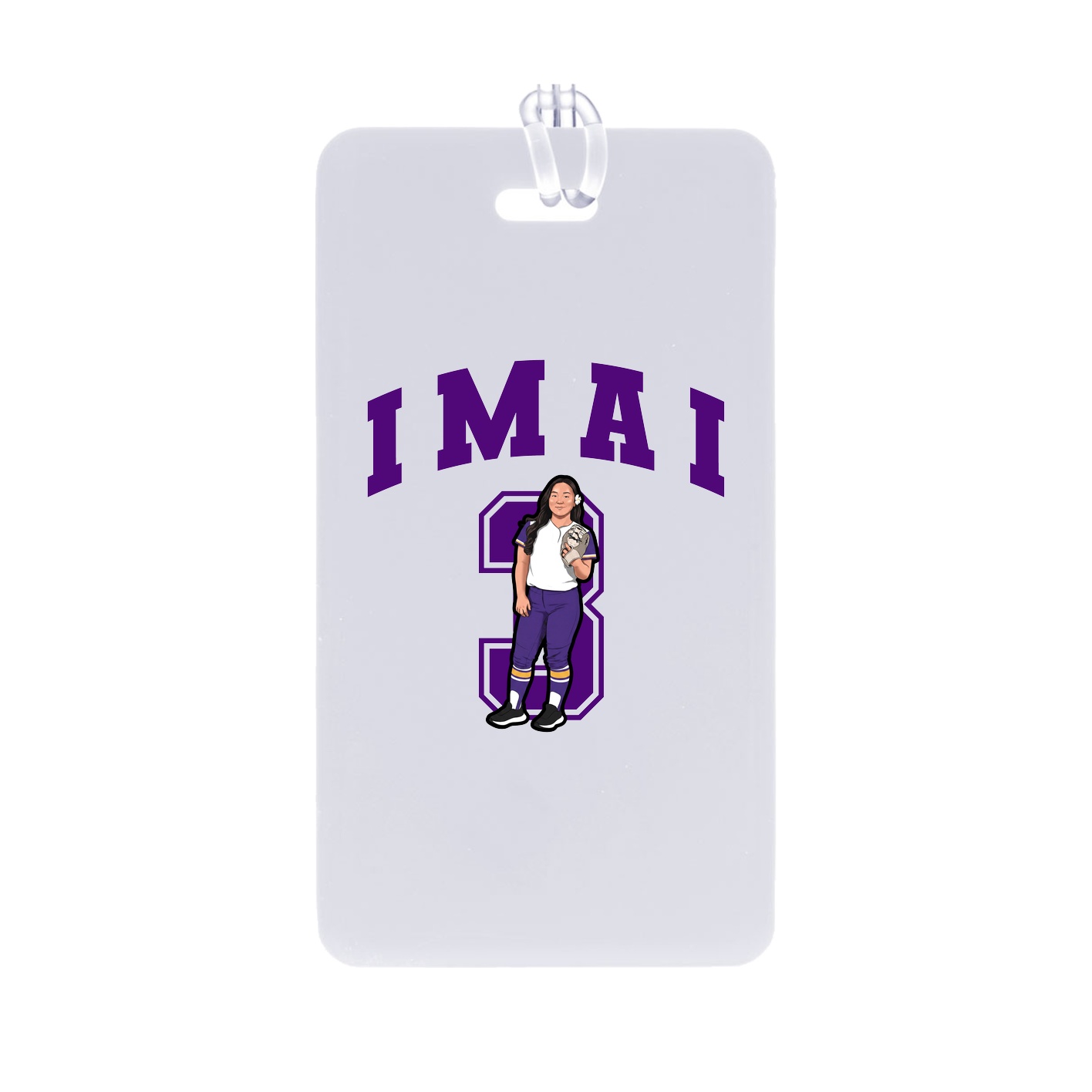Bag Tag — Number in Classic
