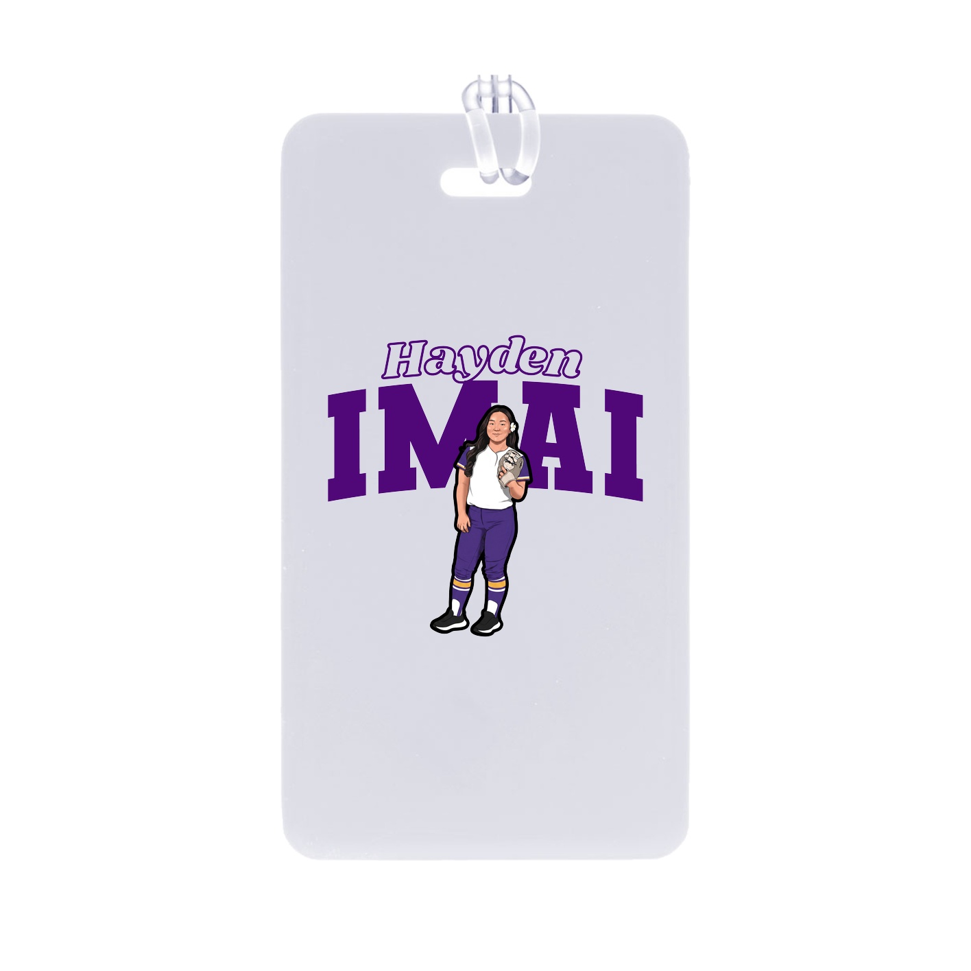 Bag Tag — Name Arch in Classic