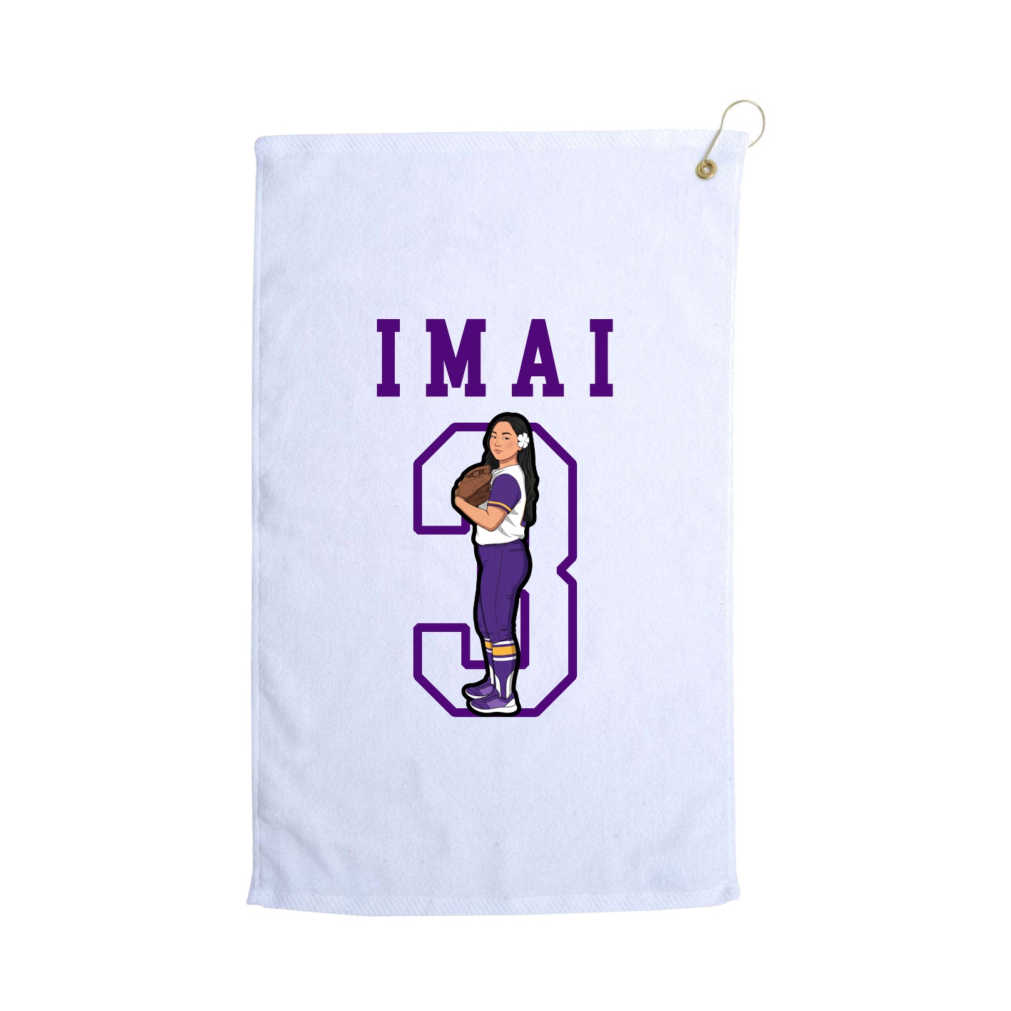 Golf Towel — Shirsey in White