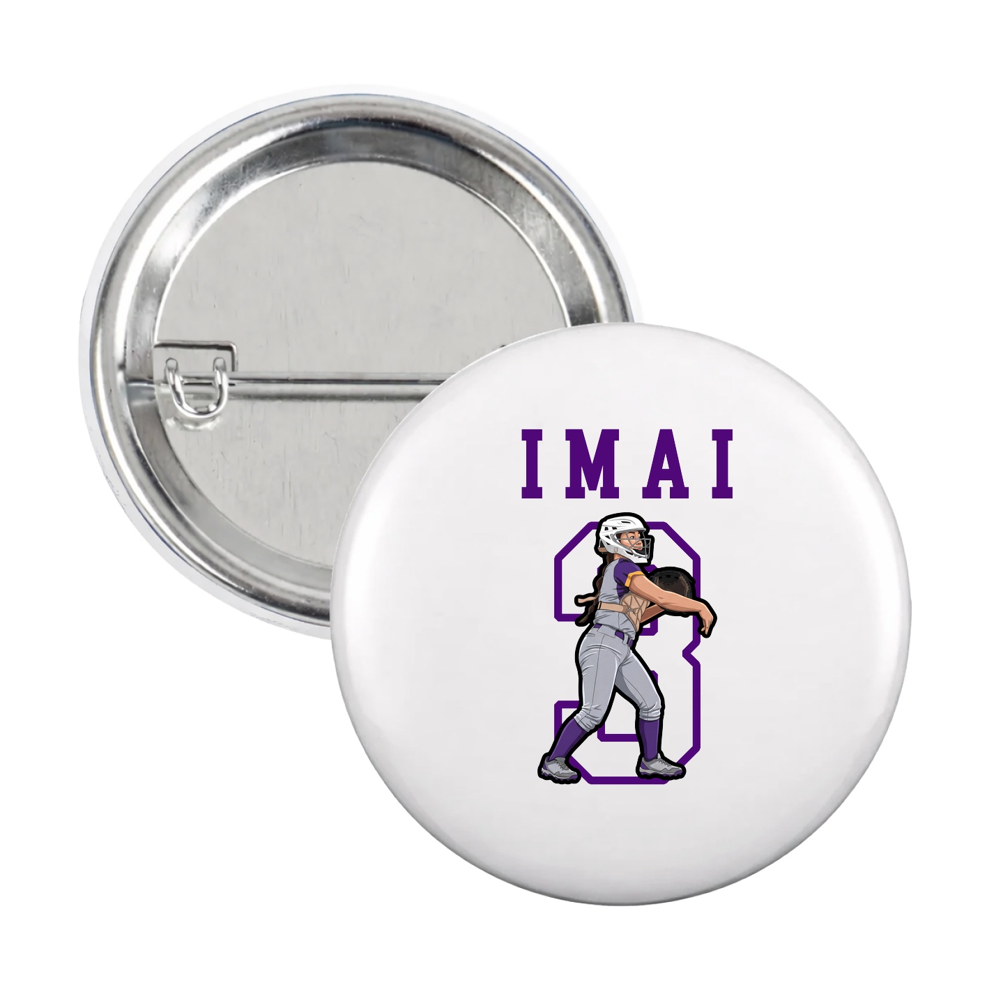 Game Day Button — Shirsey in White