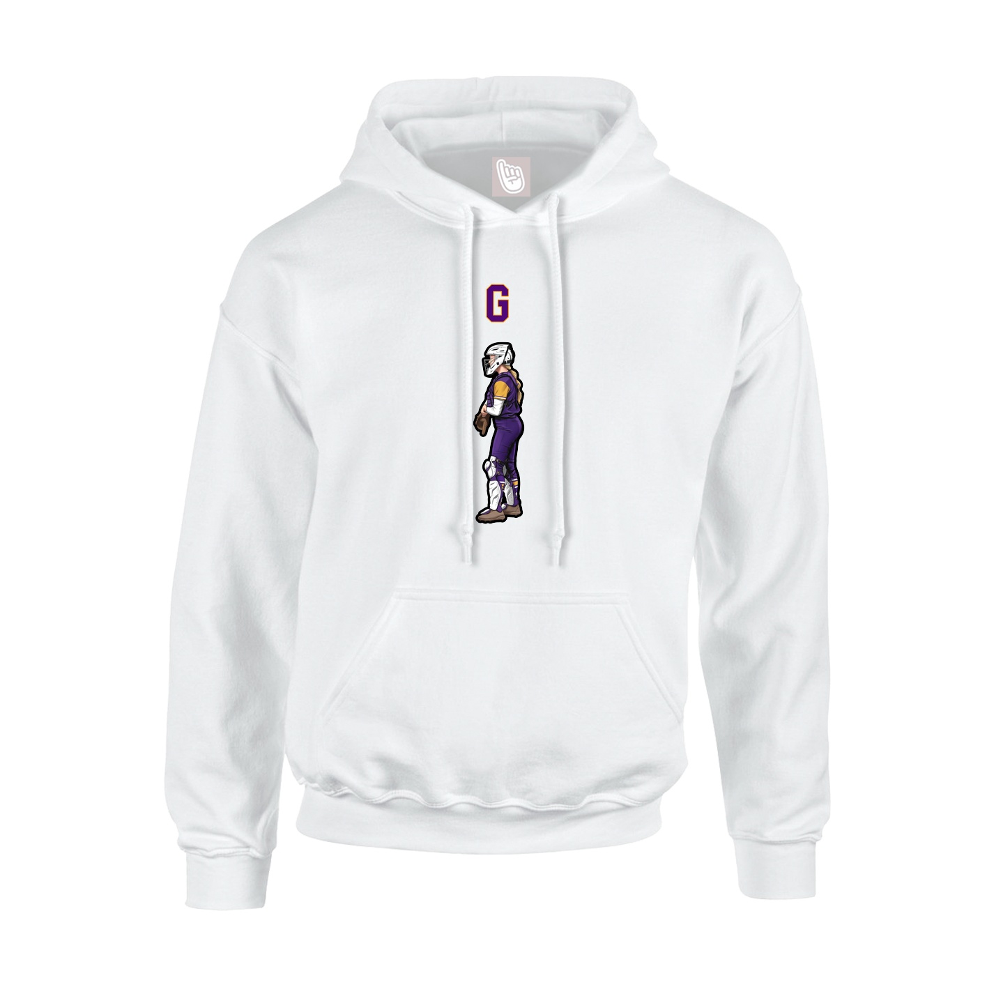 Youth Hoodie — Classic in White