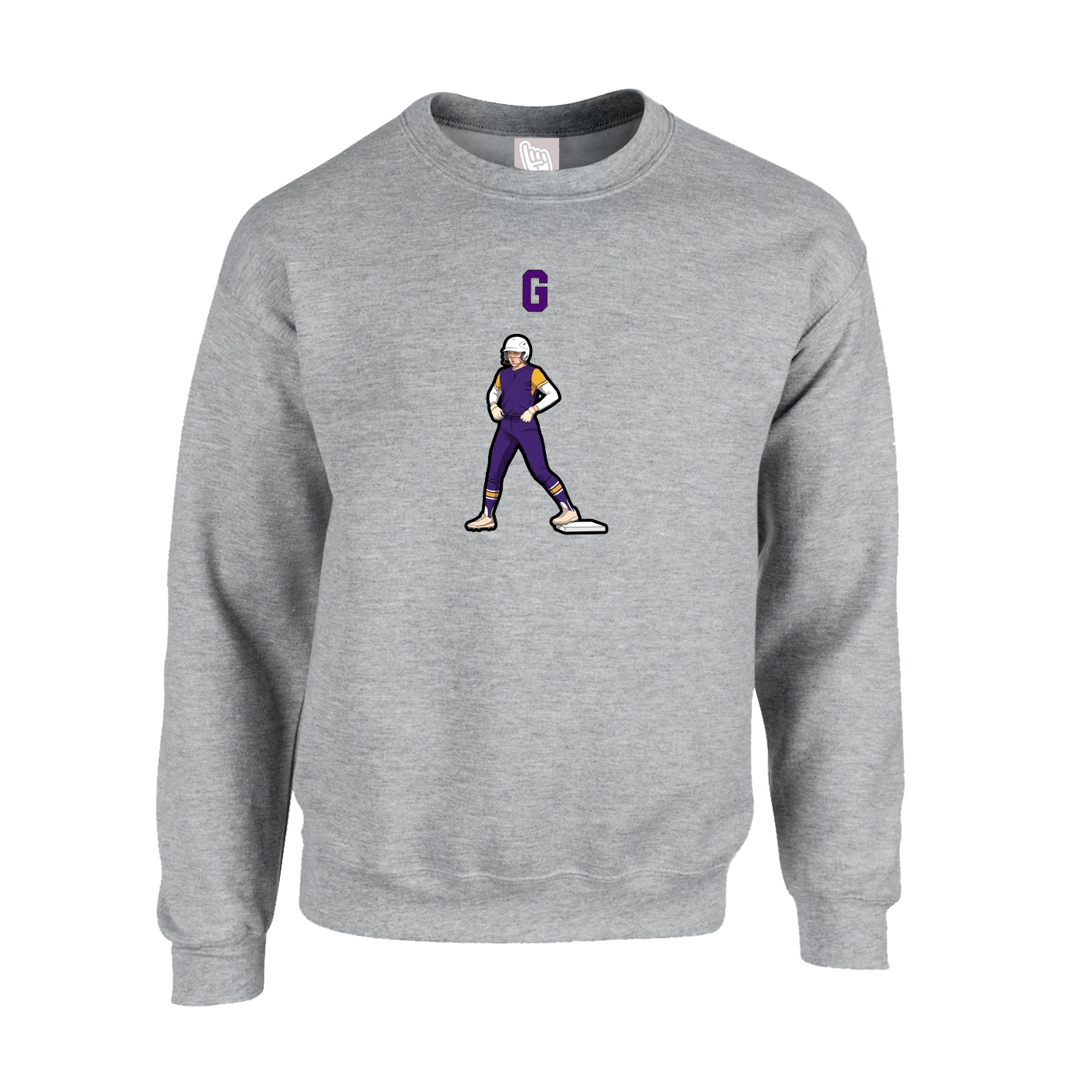Fleece Crew — Classic in Grey