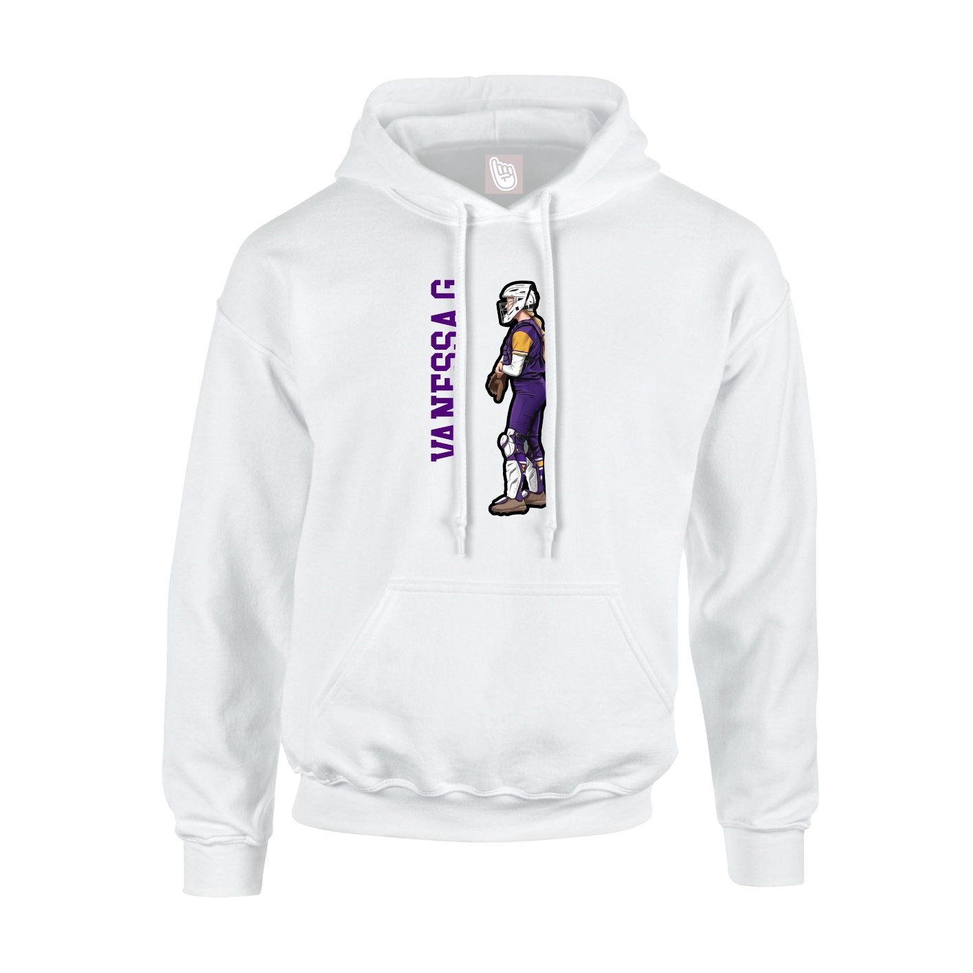 Hoodie — Classic in White
