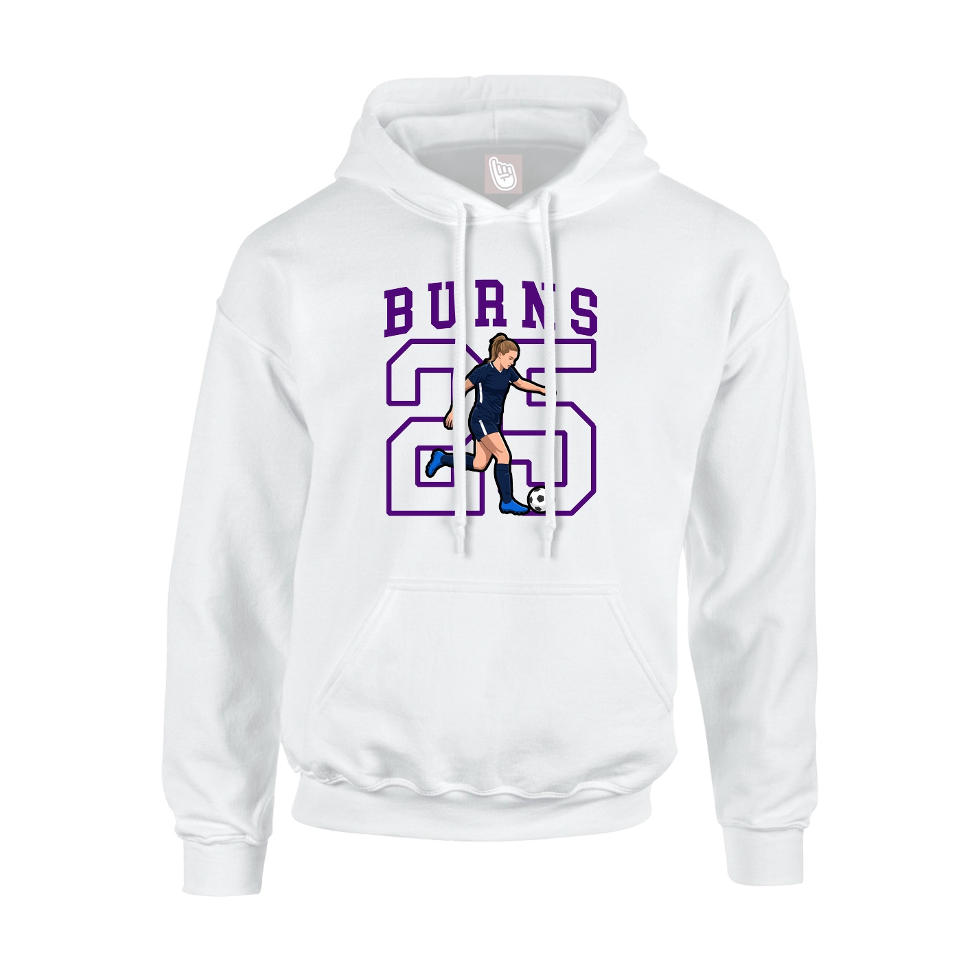 Hoodie — Shirsey in White