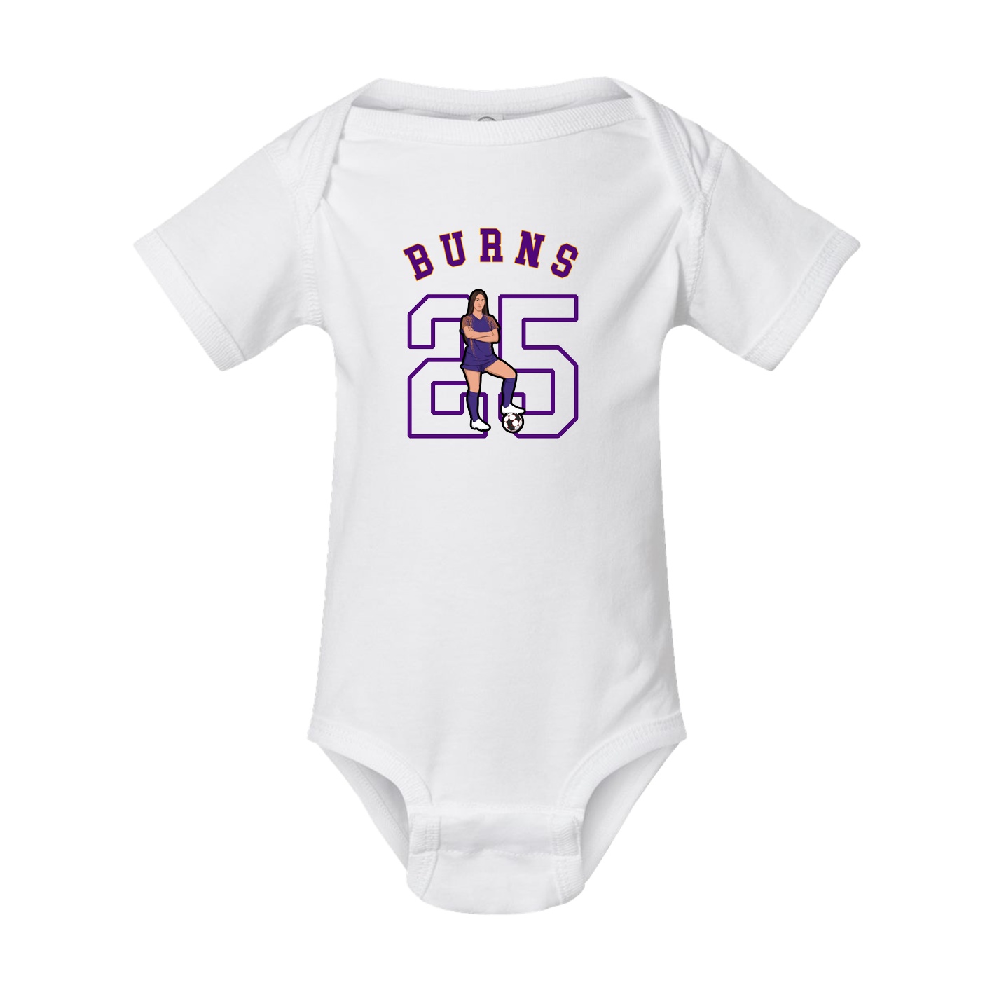 Baby Onesie — Shirsey Arch in White
