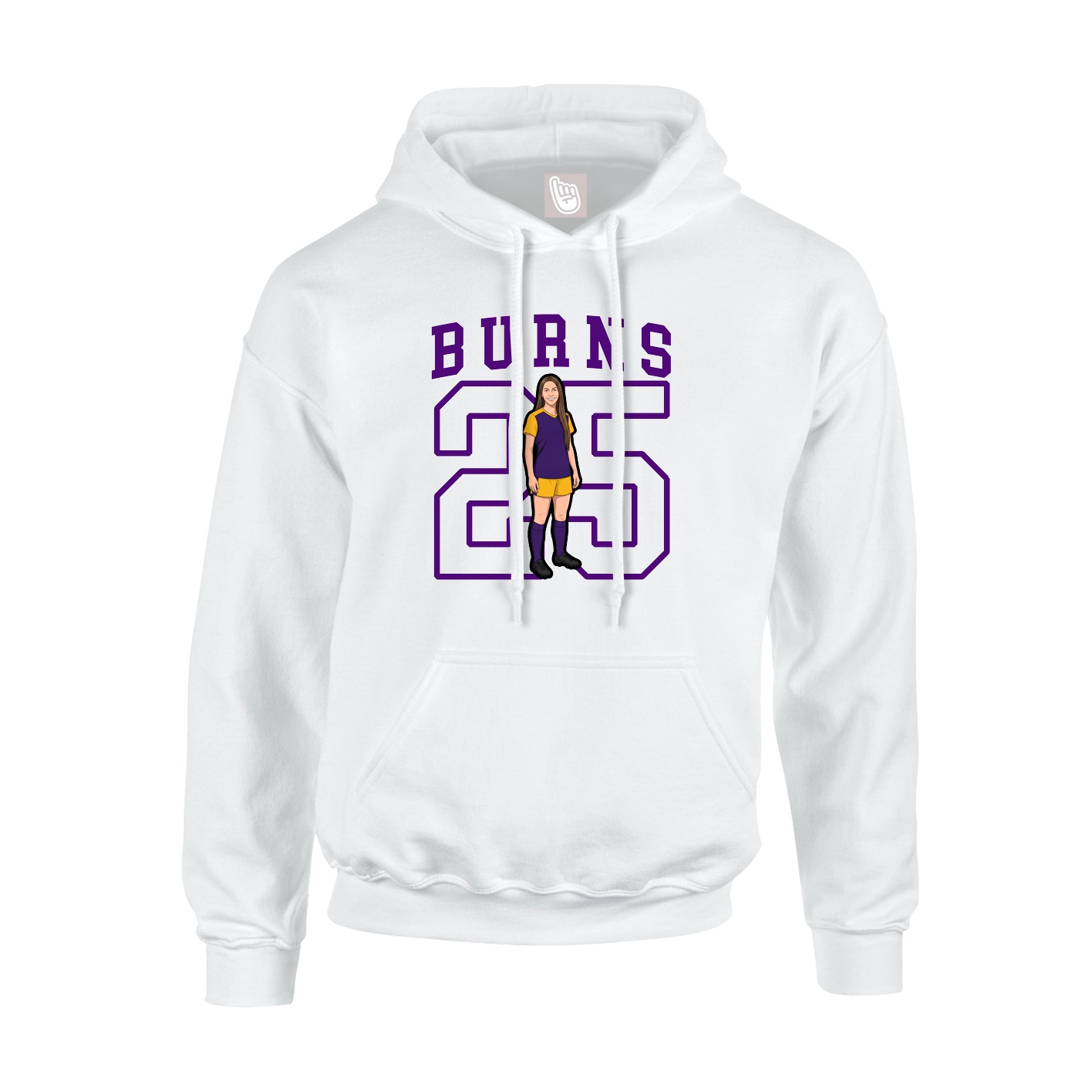 Youth Hoodie — Shirsey in White