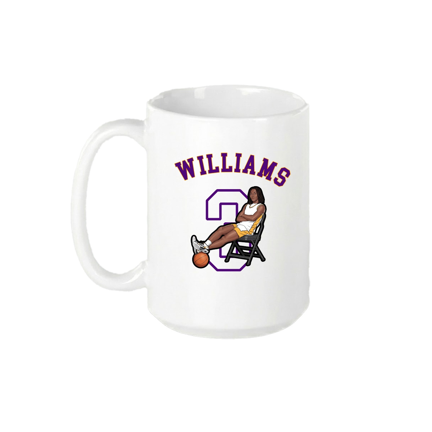 15oz Coffee Mug — Shirsey Arch in White