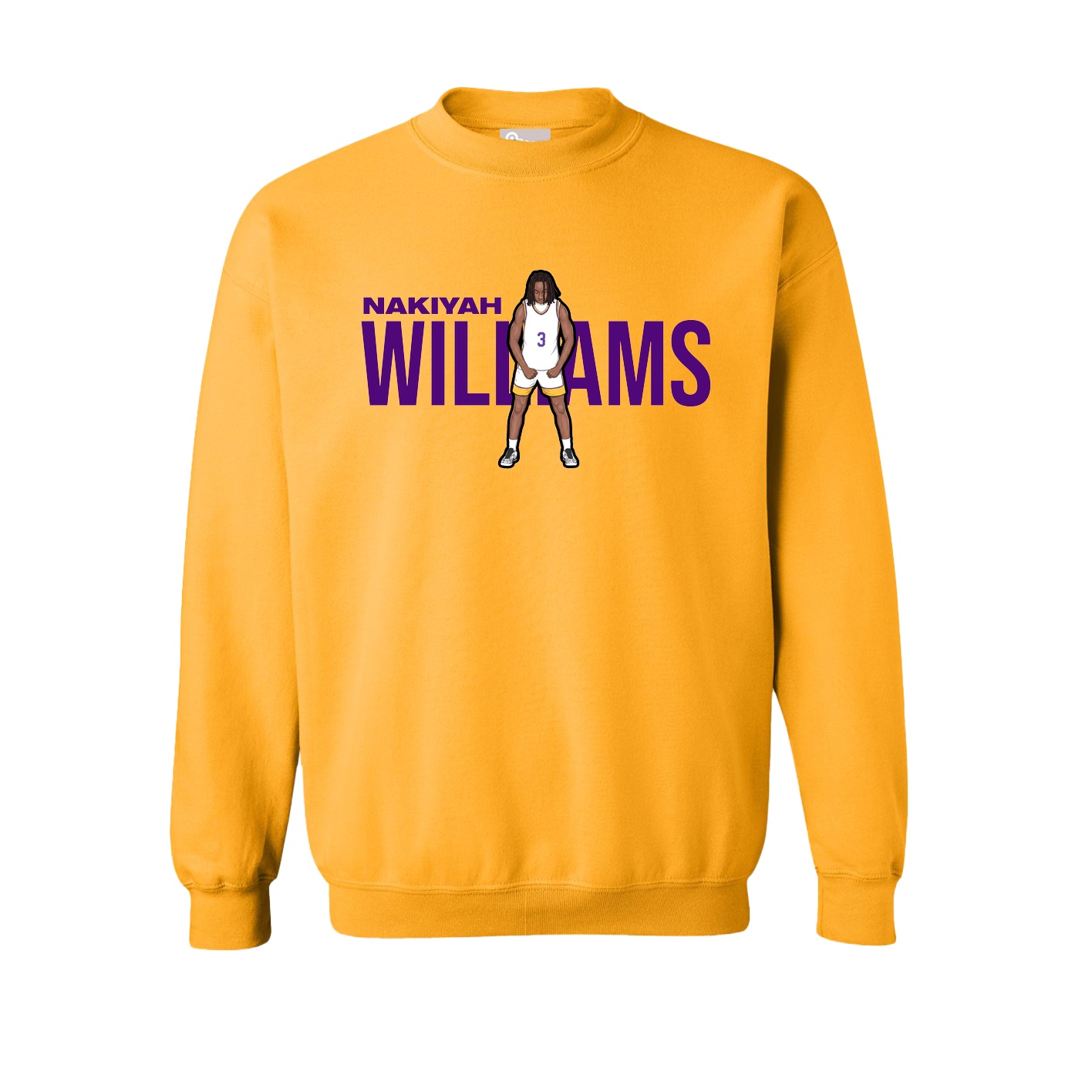 Fleece Crew — Player Name in Gold