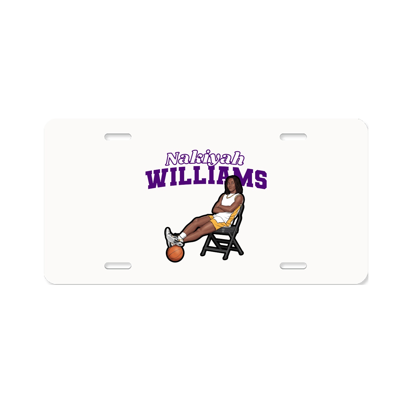 License Plate — Name Arch in Classic
