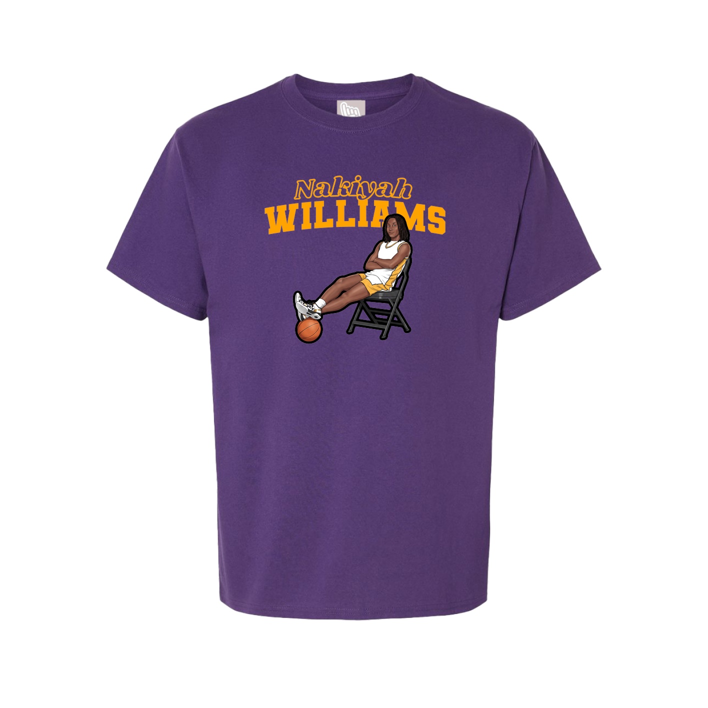 Tee — Name Arch in Purple