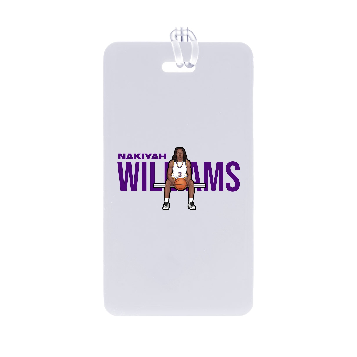 Bag Tag — Player Name in Classic