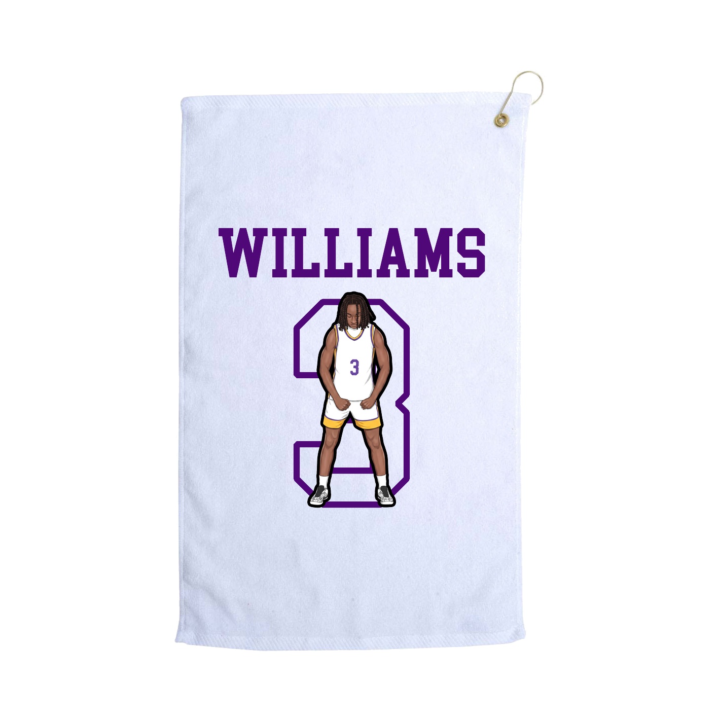 Golf Towel — Shirsey in White