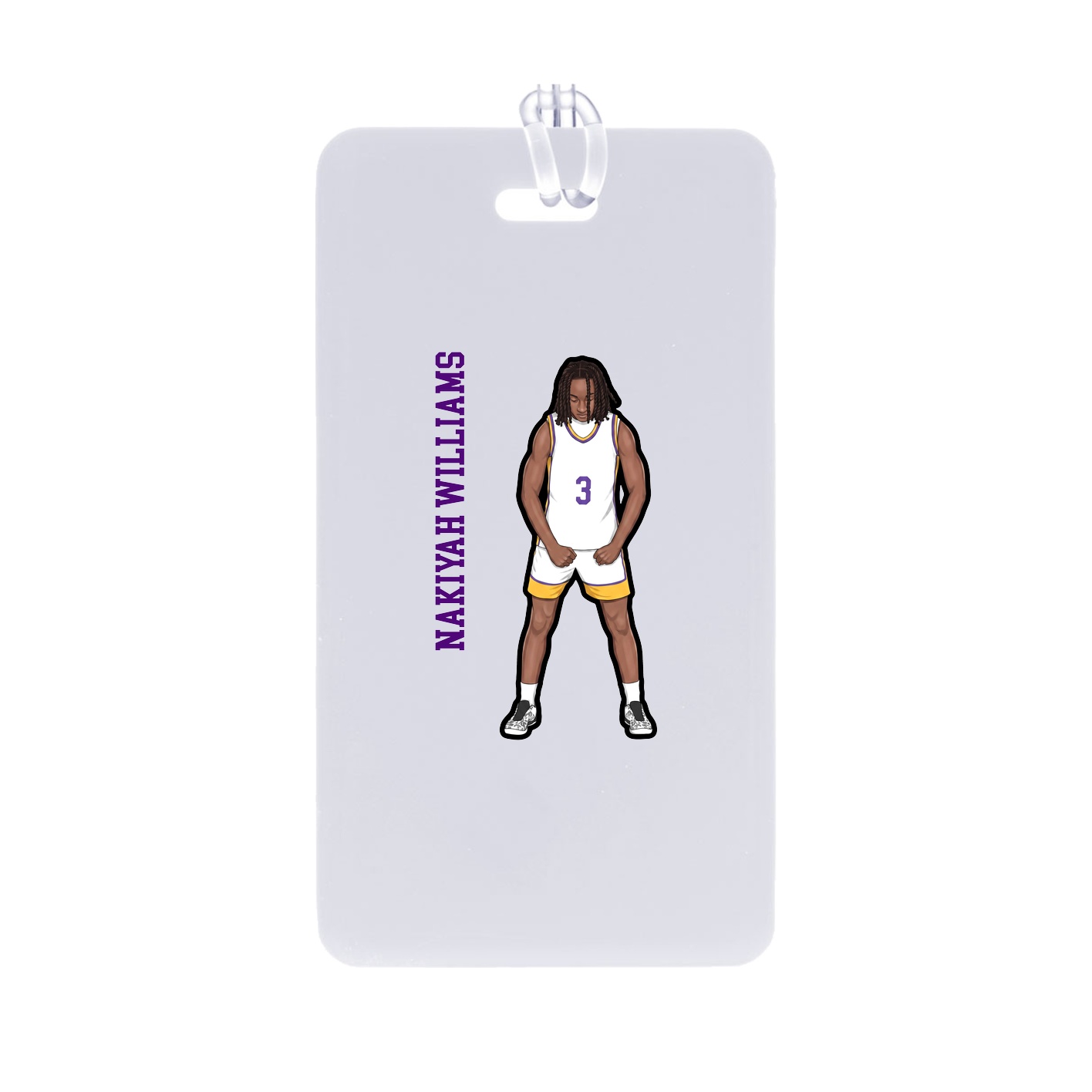 Bag Tag — Name Vertical in Classic