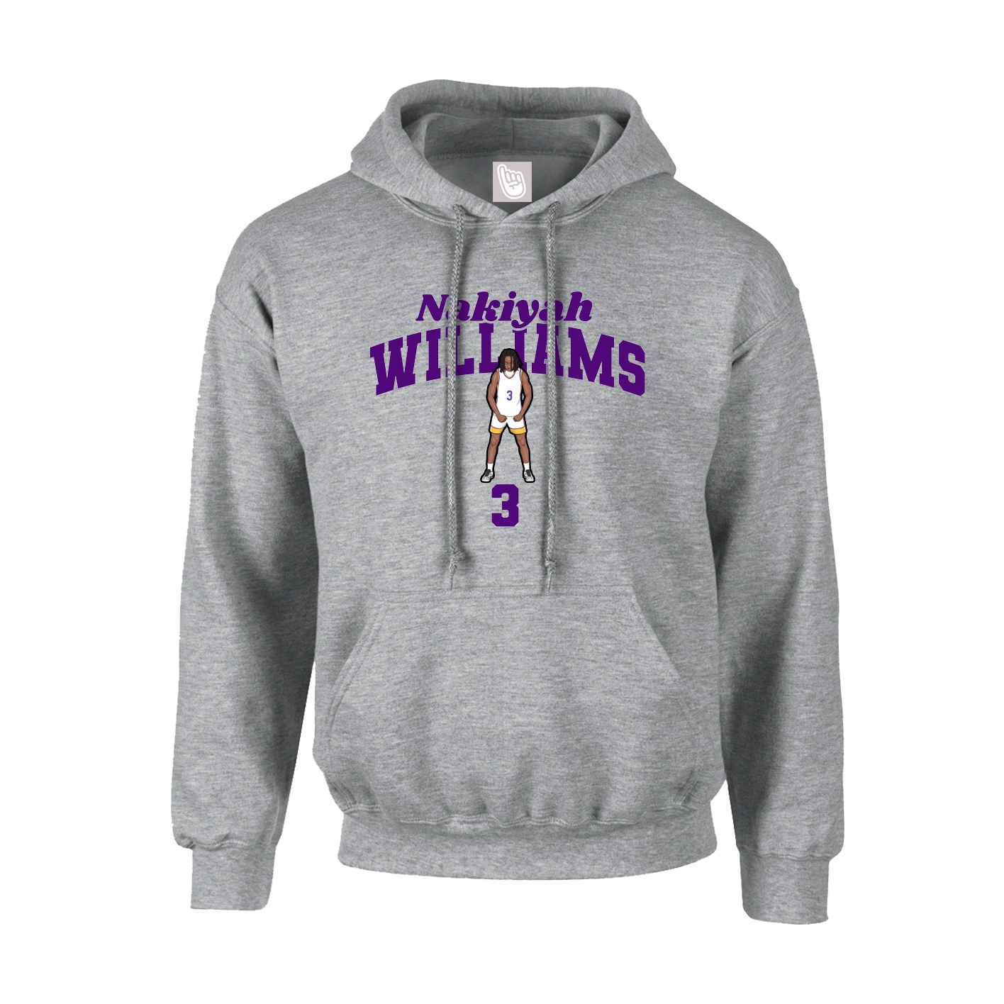 Hoodie — Signature Arch in Grey
