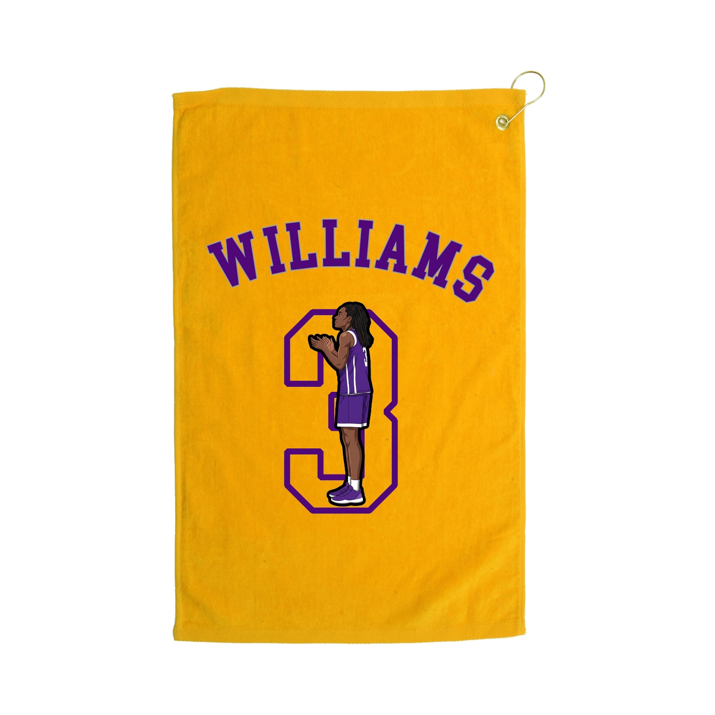 Golf Towel — Shirsey Arch in Gold