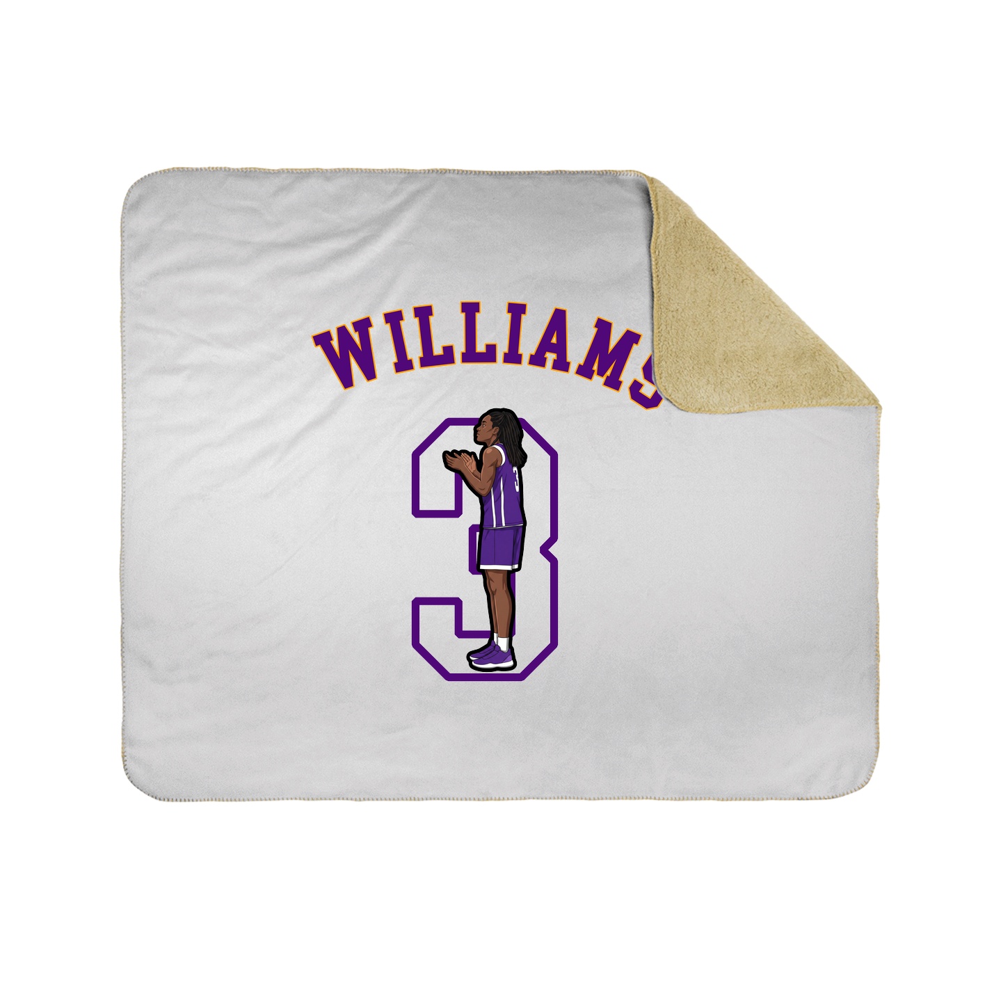 Throw Blanket — Shirsey Arch in White