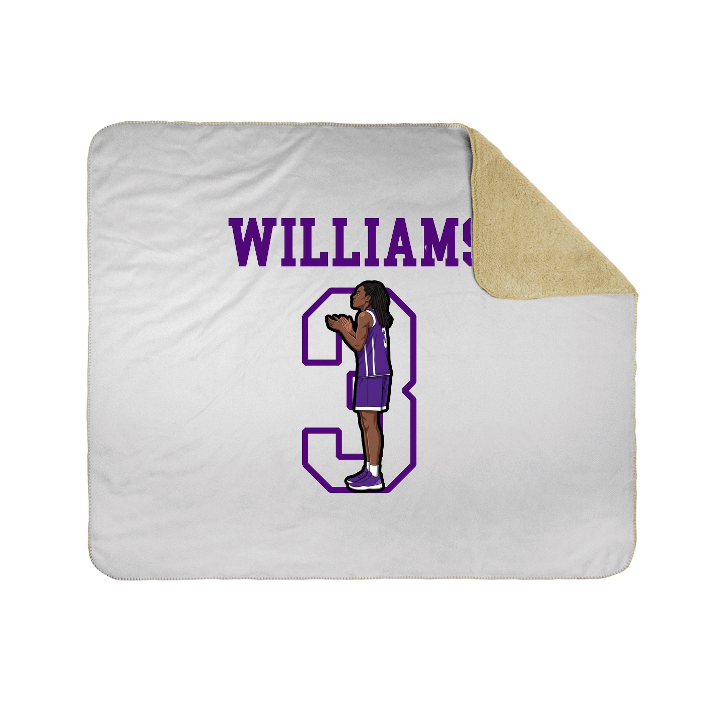 Throw Blanket — Shirsey in White