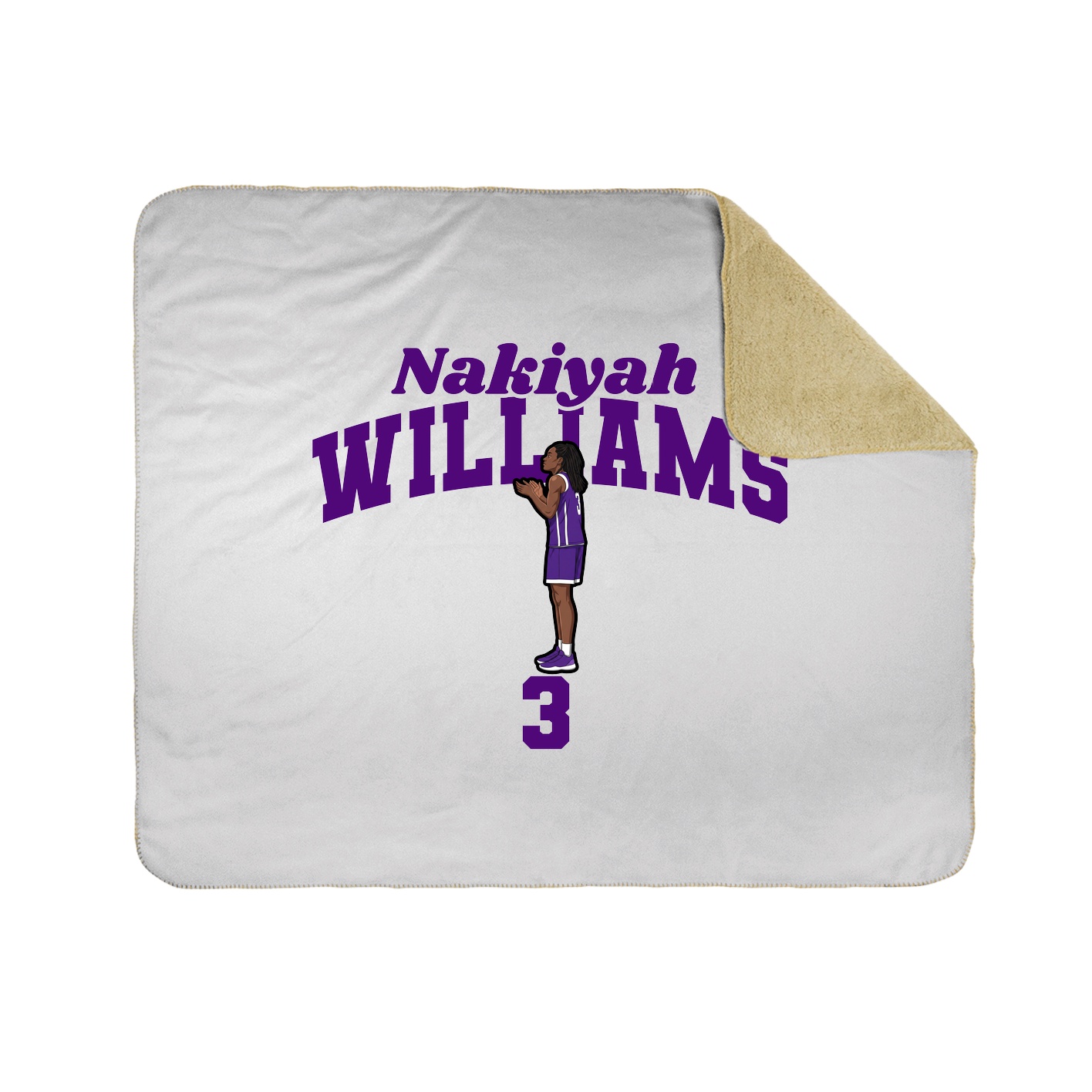 Throw Blanket — Signature Arch in White