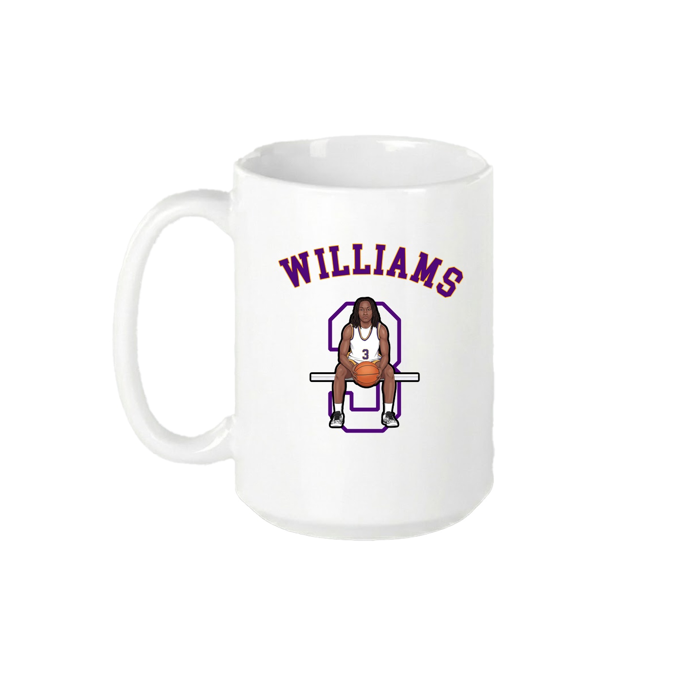 15oz Coffee Mug — Shirsey Arch in White