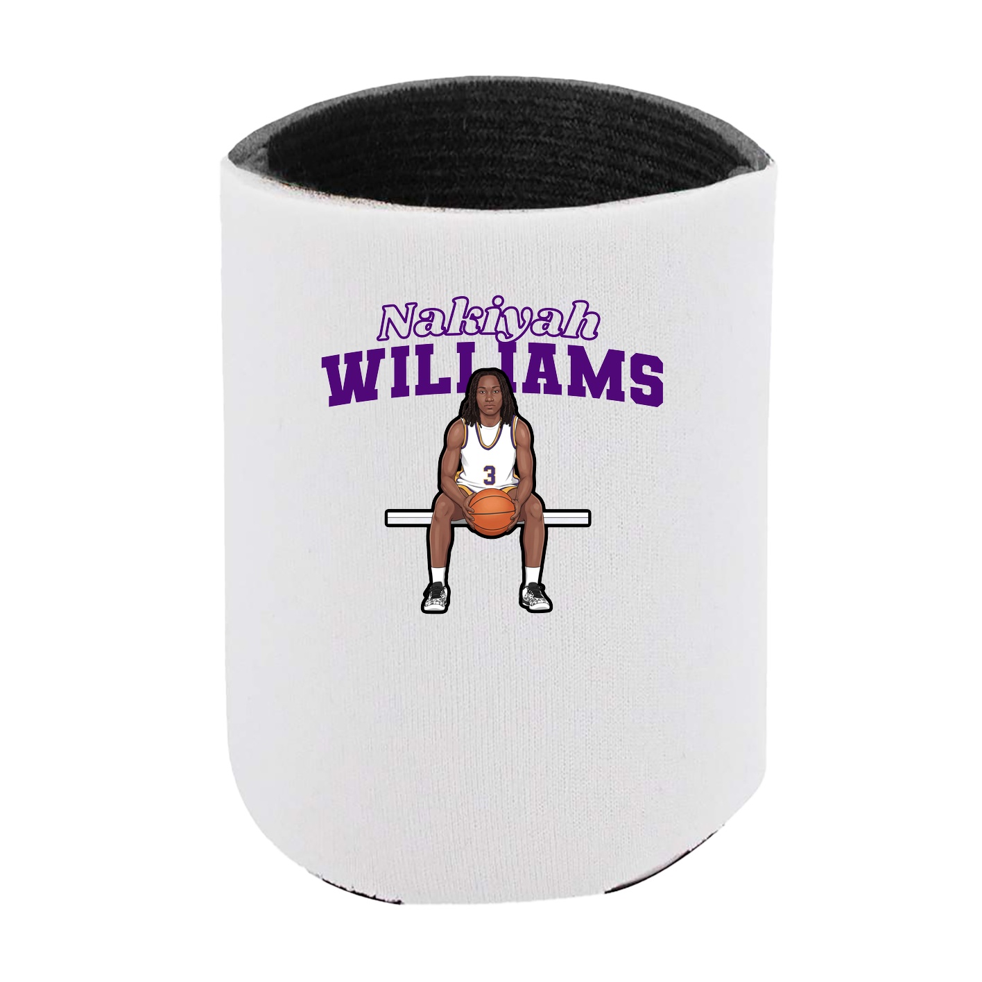 Can Holder — Name Arch in White