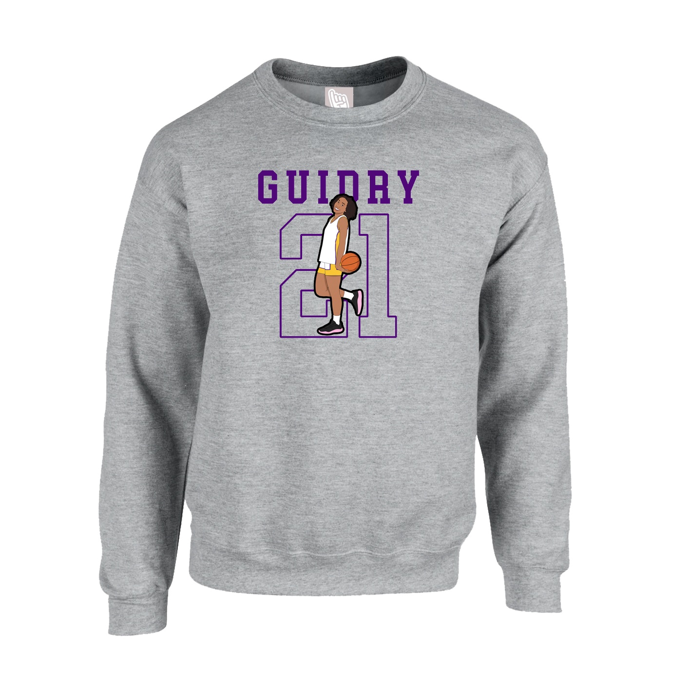 Fleece Crew — Shirsey in Grey