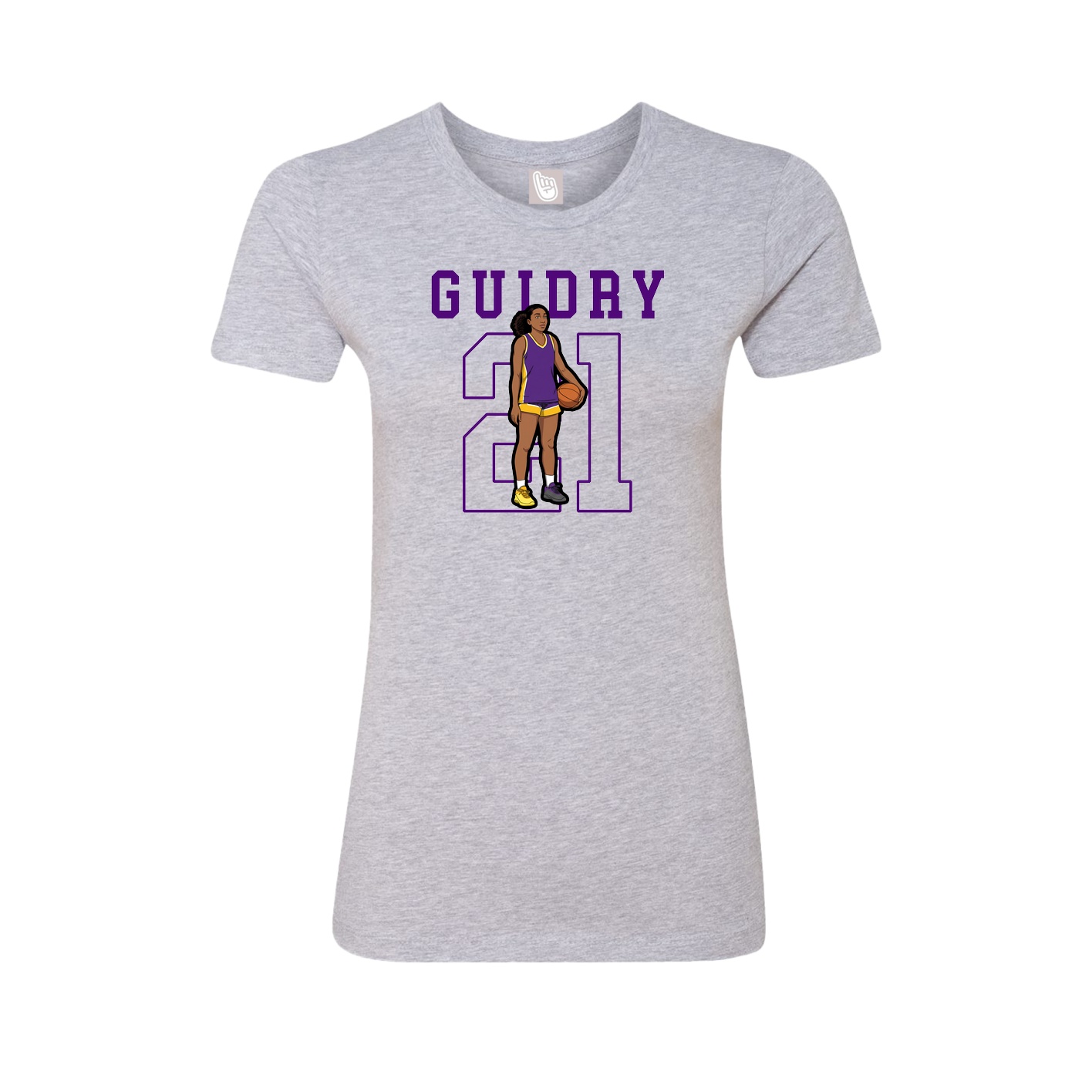Fitted Women's Tee — Shirsey in Grey