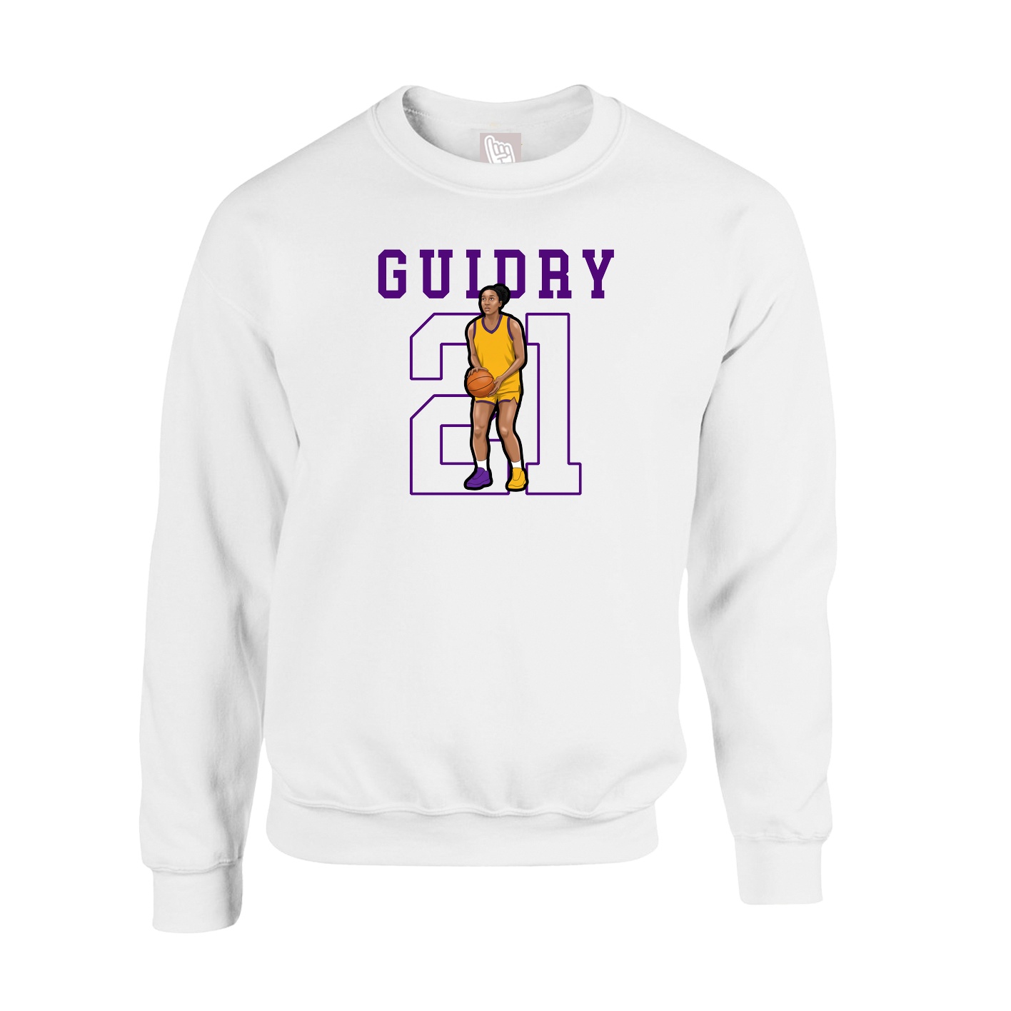 Fleece Crew — Shirsey in White