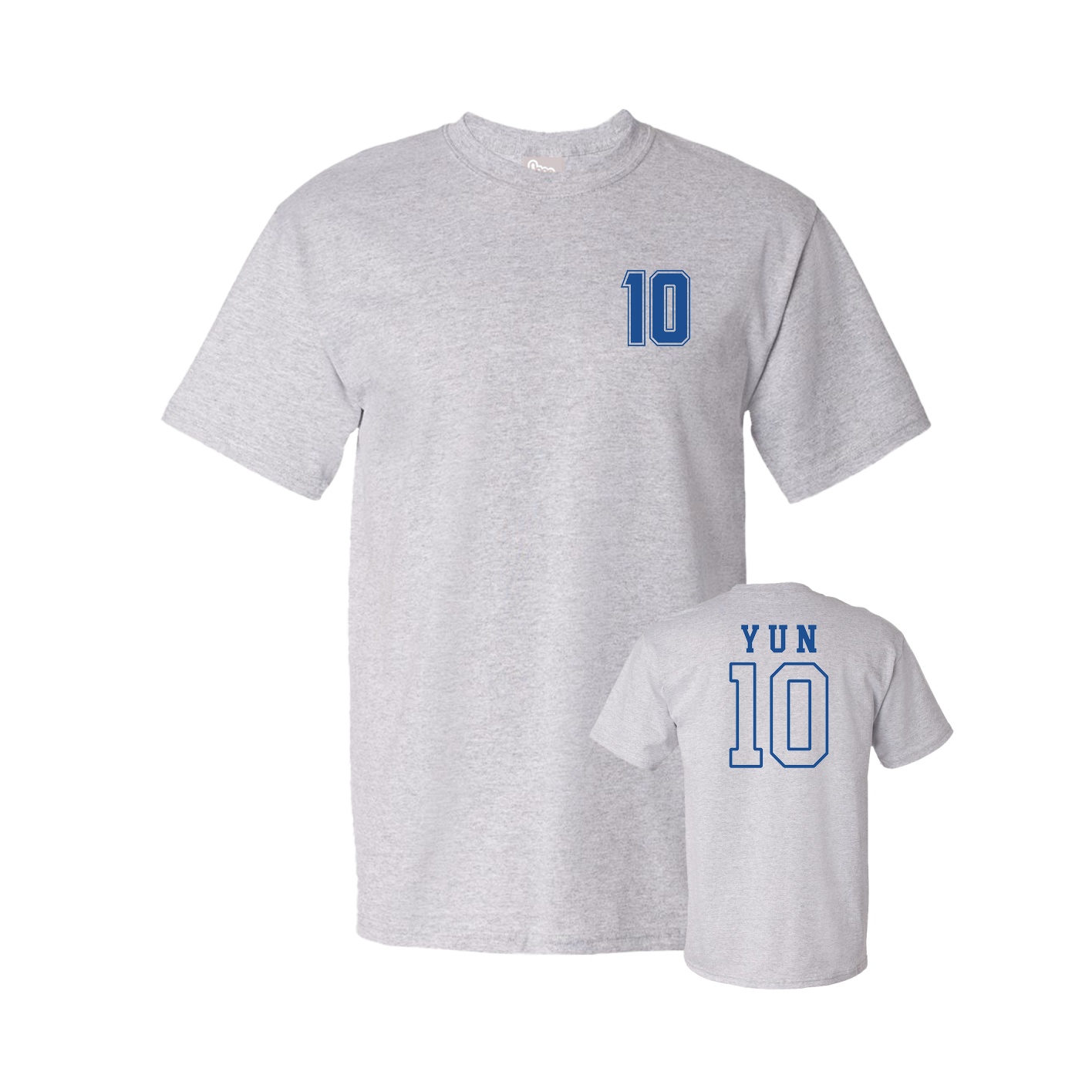 Tee — Chest Back in Grey