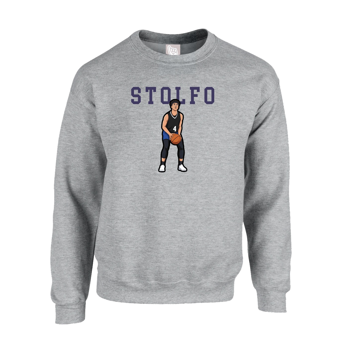 Fleece Crew — Shirsey in Grey