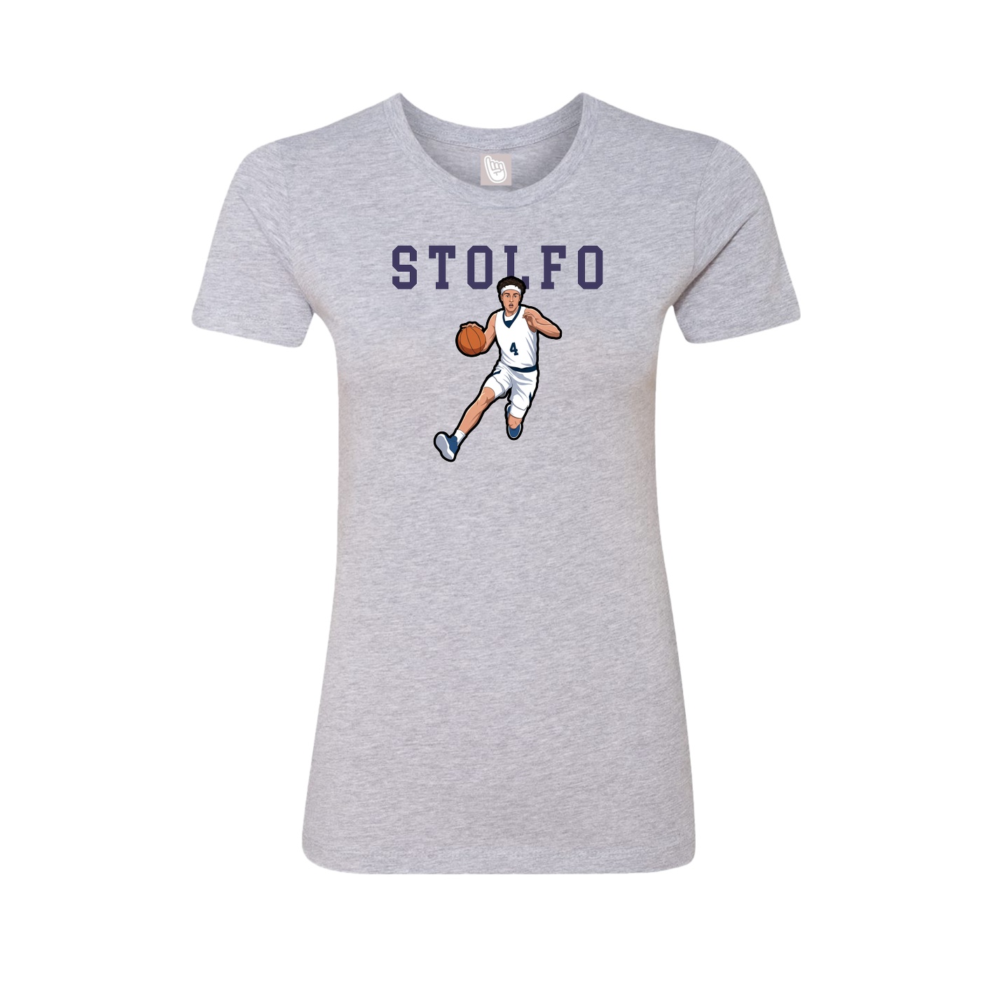 Fitted Women's Tee — Shirsey in Grey