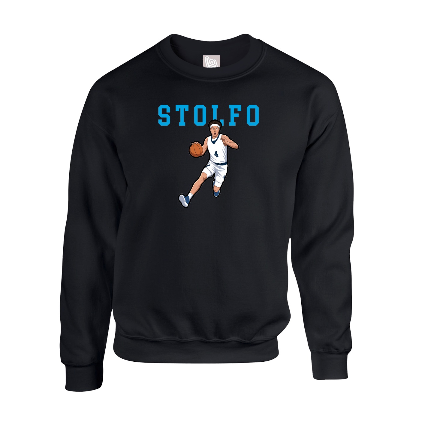 Fleece Crew — Shirsey in Black