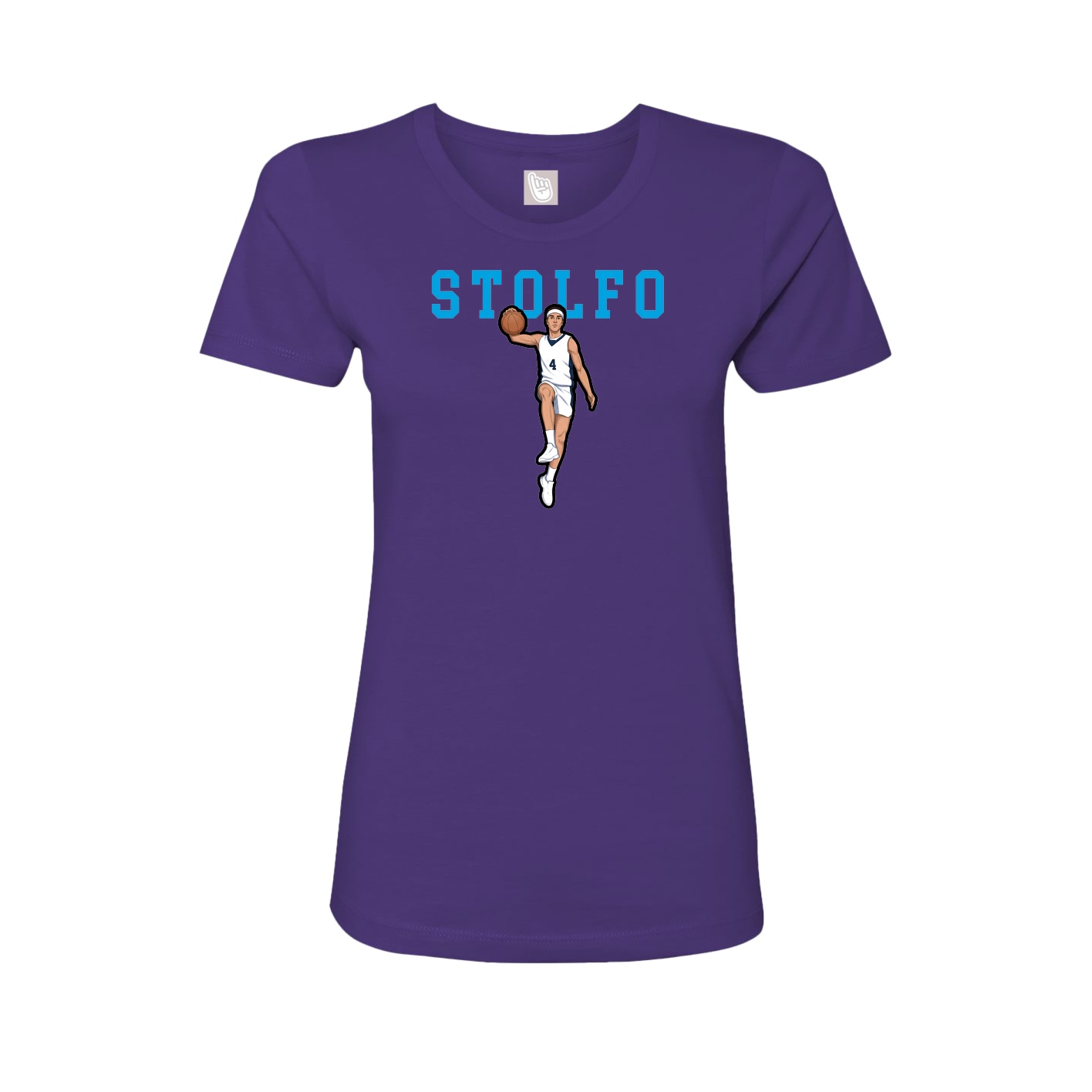 Fitted Women's Tee — Shirsey in Purple