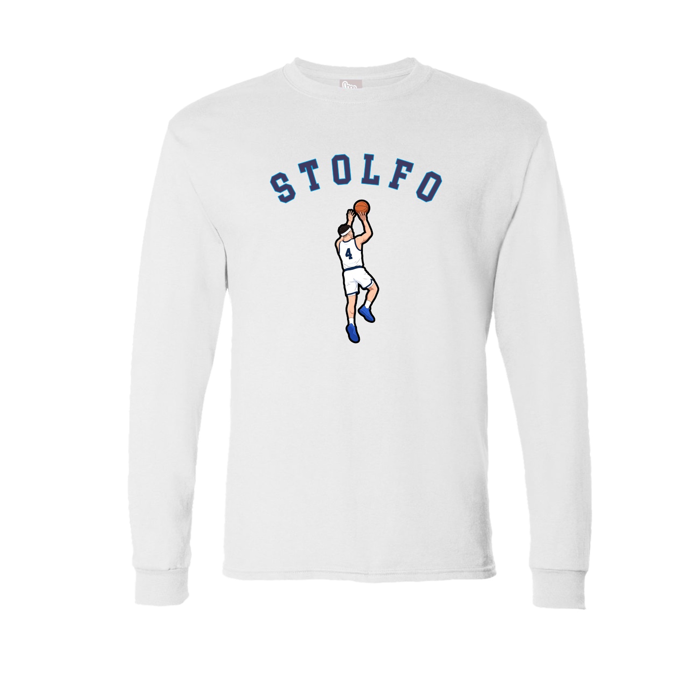 Long Sleeve Tee — Shirsey Arch in White