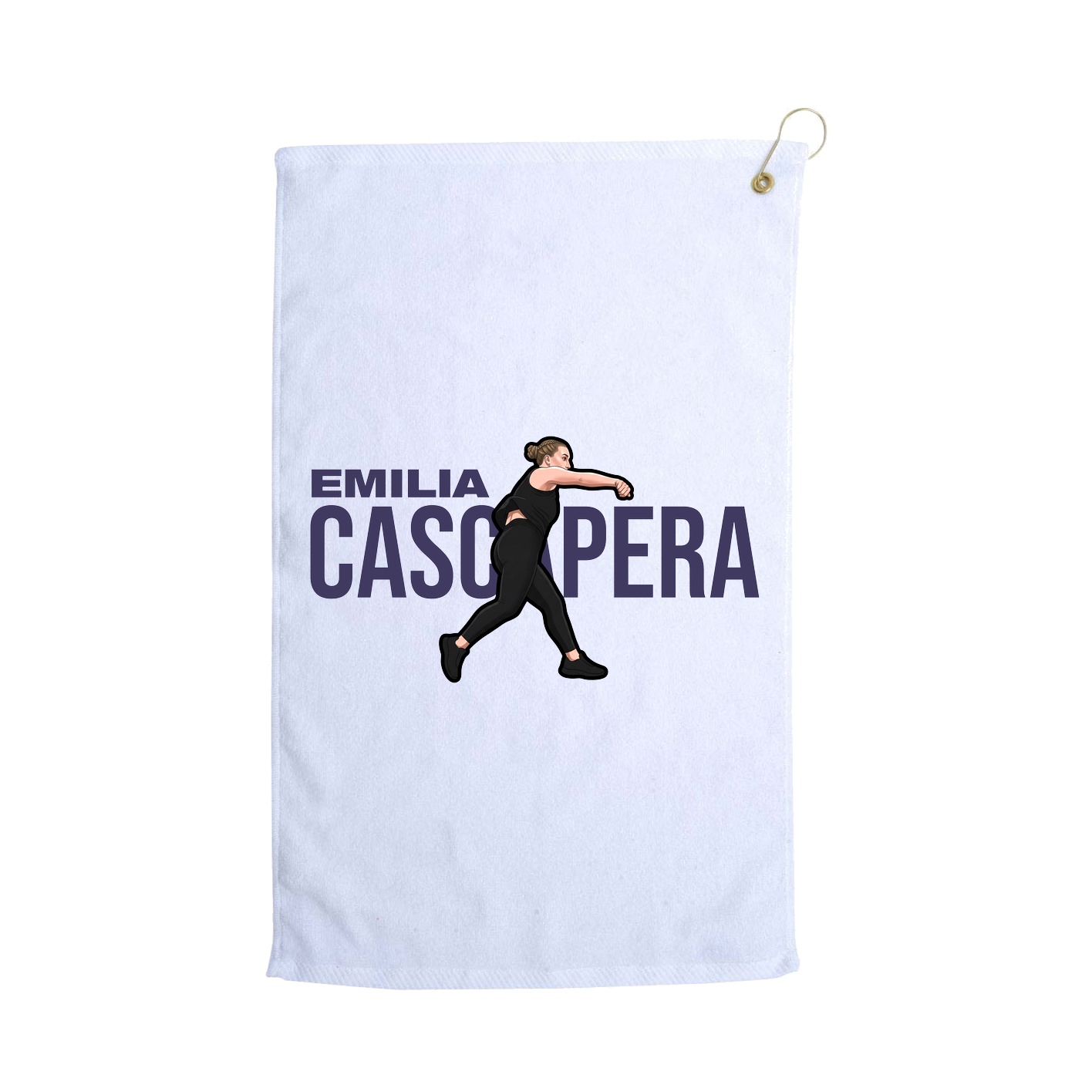 Golf Towel — Player Name in White