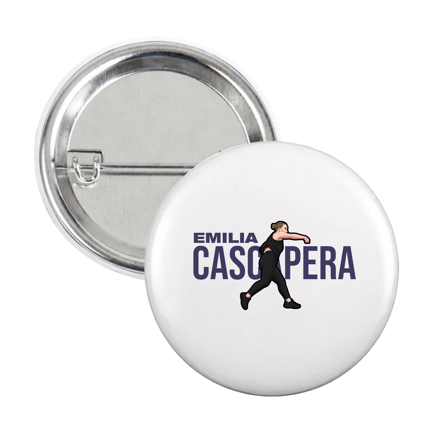 Game Day Button — Player Name in White