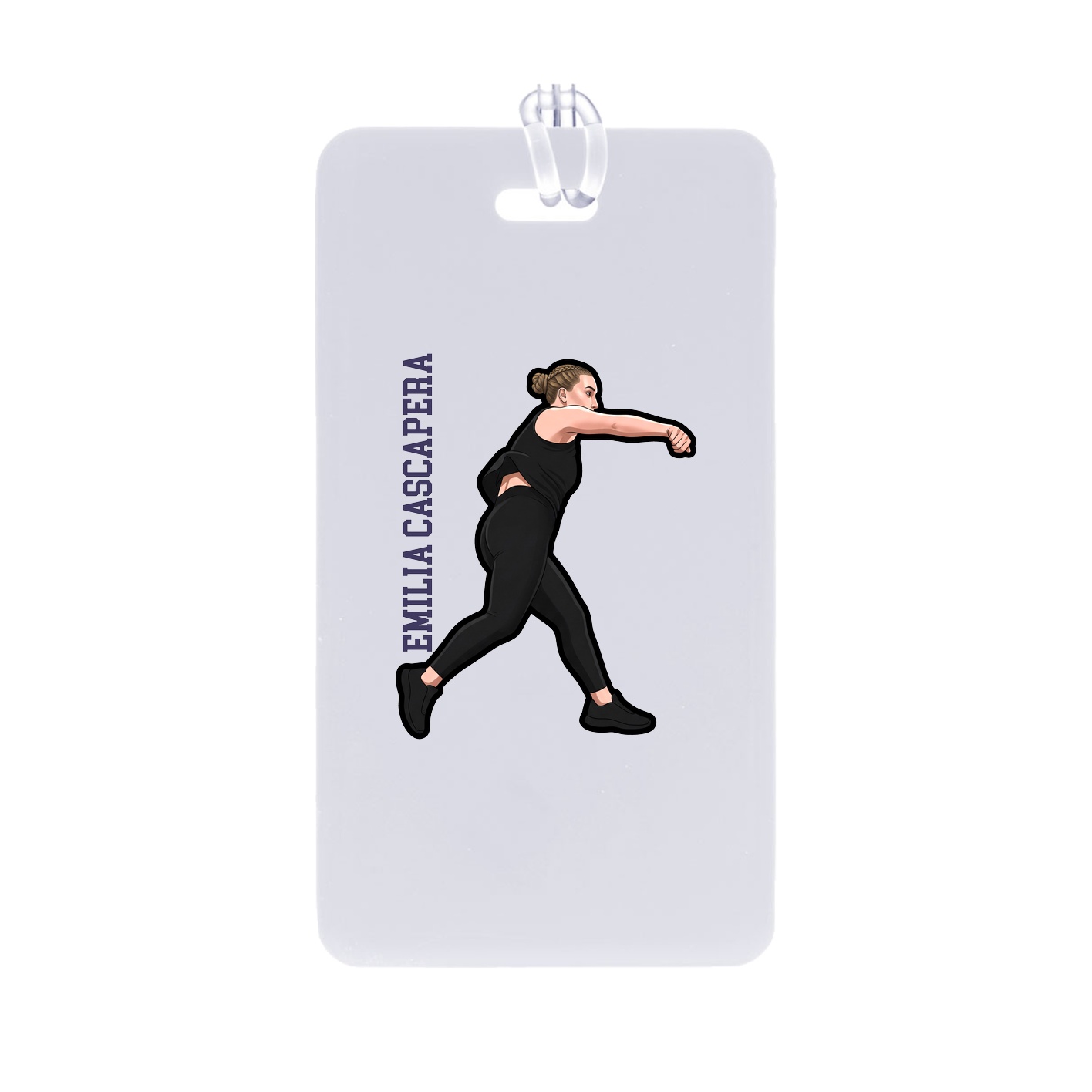 Bag Tag — Name Vertical in Classic