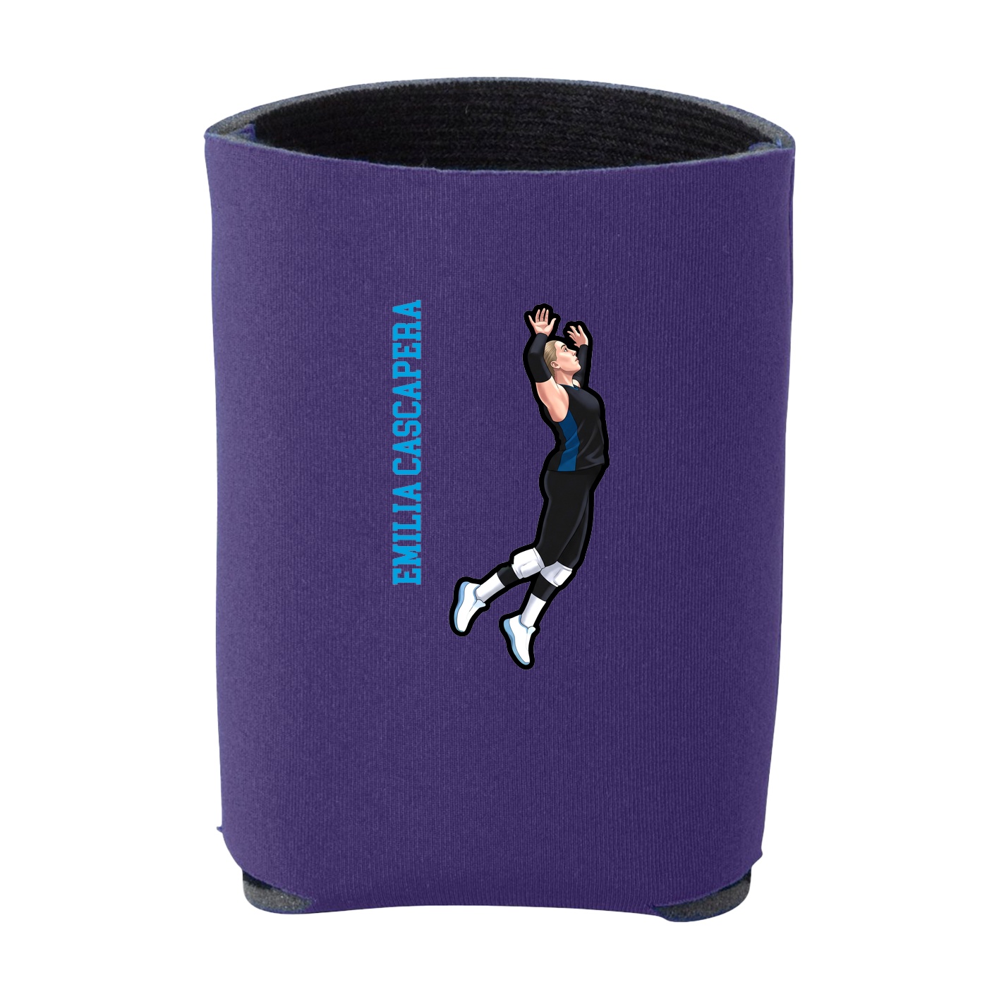 Can Holder — Name Vertical in Purple